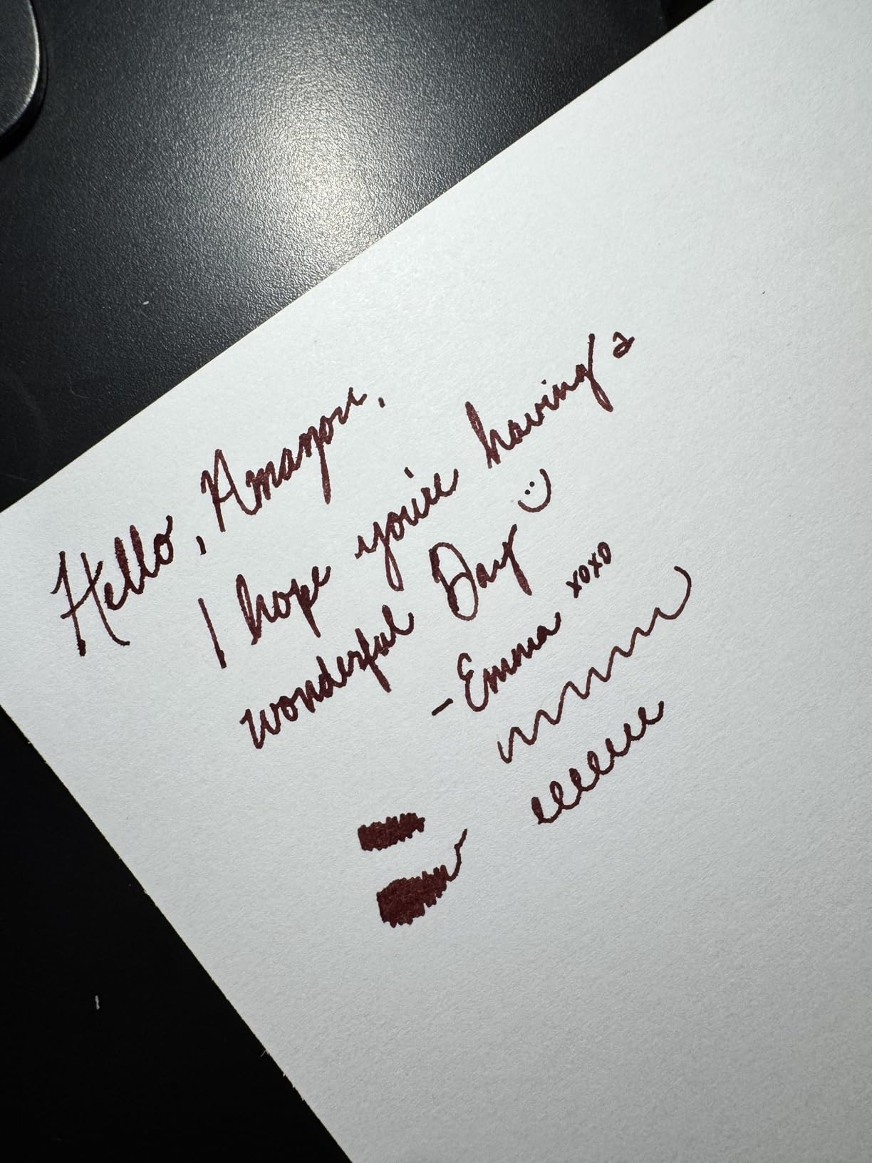 Diamine 80ml Fountain Pen Ink Bottle, Oxblood customer photo 2