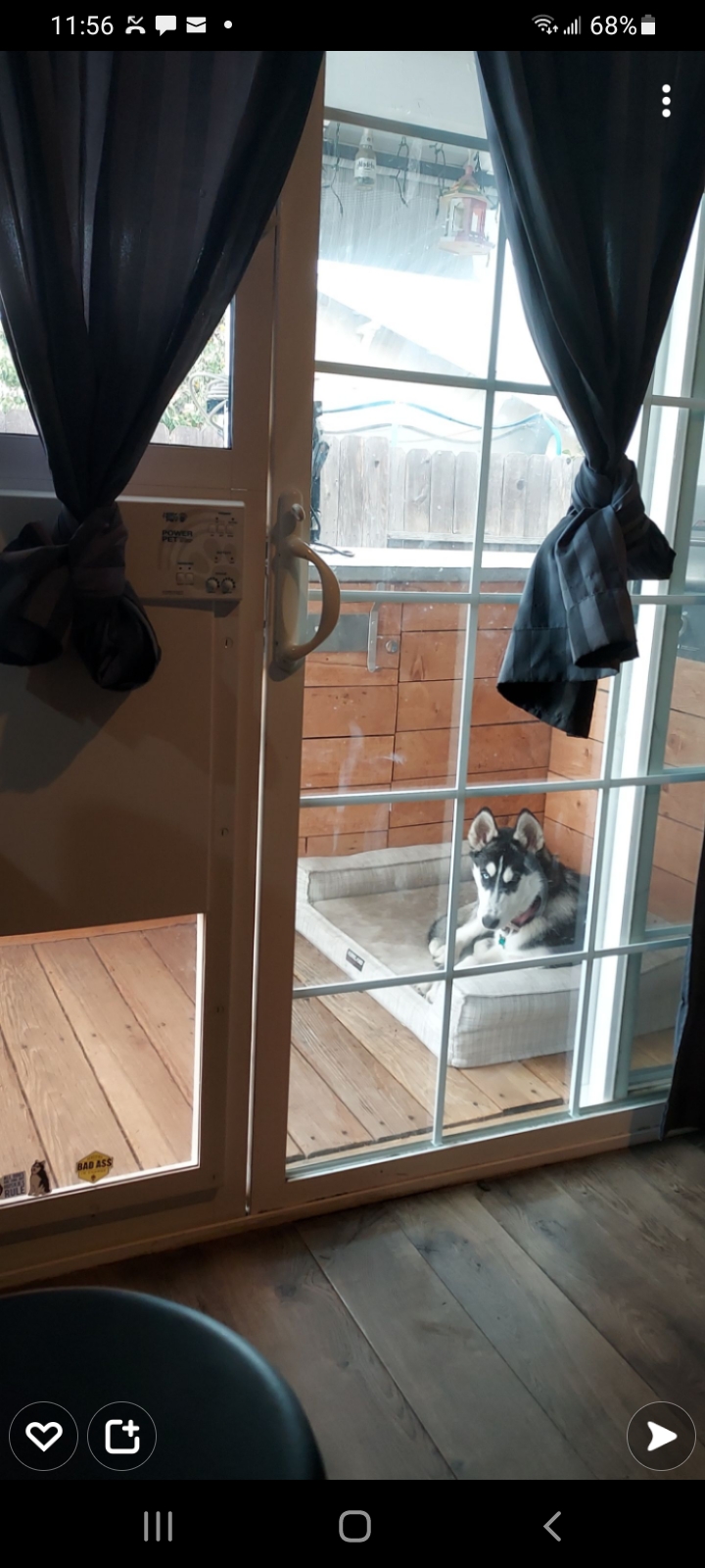 Power Pet Automatic Sliding Glass Patio Pet Door by High Tech Pet - Pet Operated Dog Door, Heavy-Duty Aluminum Frame (75