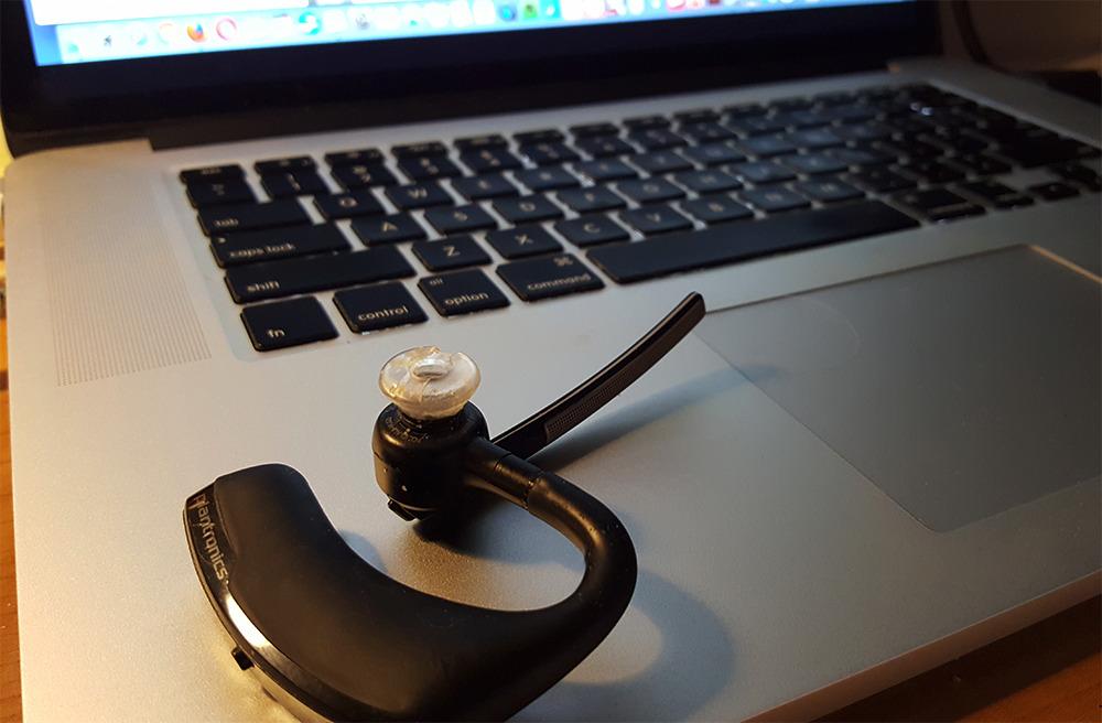 Voyager Legend Wireless Headset (Plantronics) - Single-Ear Bluetooth w/Noise-Canceling Mic - Voice Controls - Mute & Volume Buttons - Ergonomic Design - Connect to Mobile/Tablet via Bluetooth -FFP customer photo 1