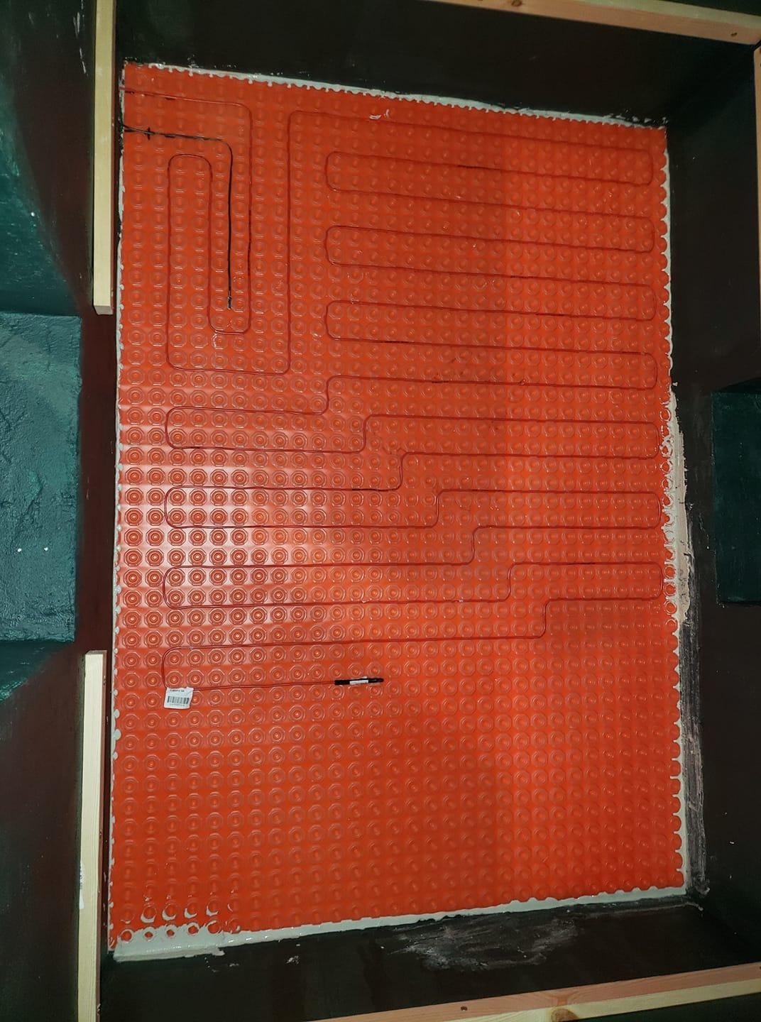 Electric Floor Heating System for Tile 20 sqft 120V 2Amps 240 watts-Heated Flooring System for Bathroom Floor Heating Kit Underfloor Comfort Heat 7Day/4Event Programmable GFCI Thermostat by Heatwave customer photo 2
