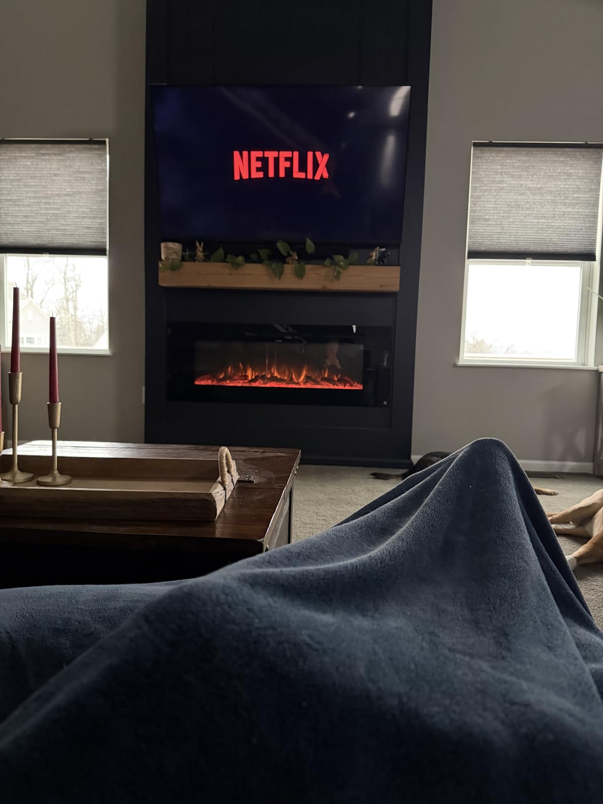 Touchstone Smart Electric Fireplace-The Sideline 50