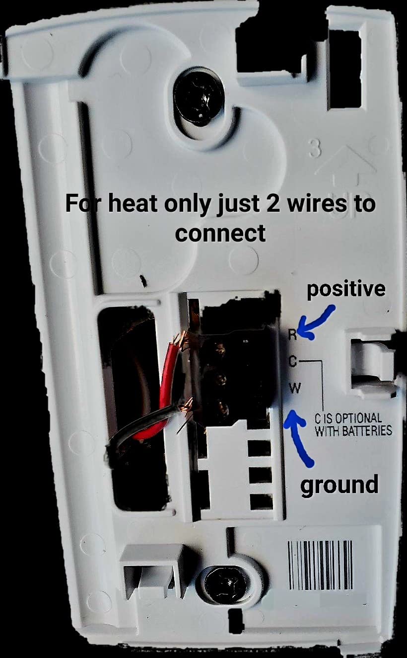 Honeywell TH1100DV1000 Pro-Digital 2-Wire Heat Only customer photo 2