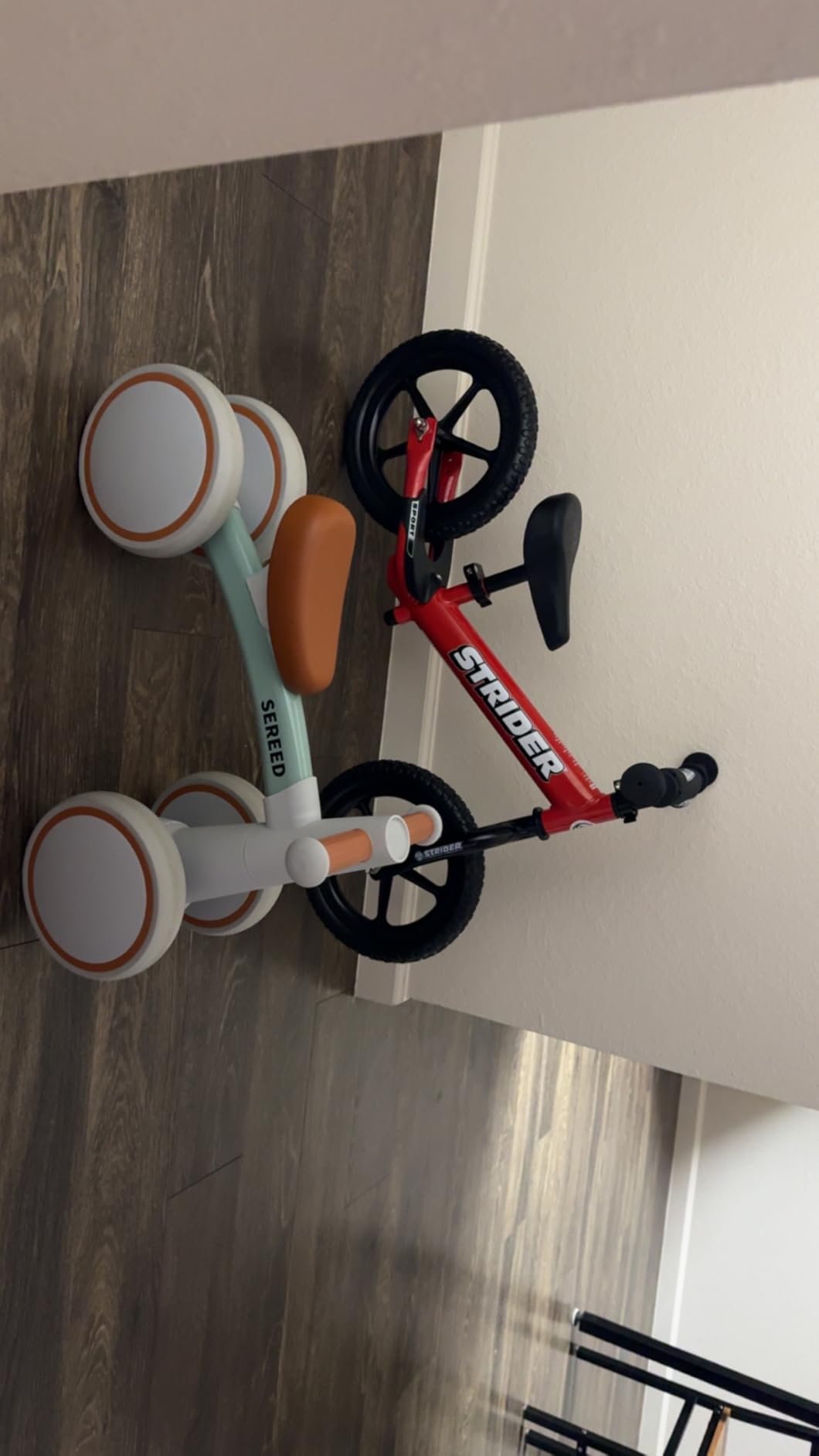 Strider 12 Sport Bike - No Pedal Balance Bicycle for Kids 1 to 4 Years - Includes Safety Pad, Padded Seat, Mini Grips & Flat-Free Tires - Tool-Free Assembly & Adjustments customer photo 2