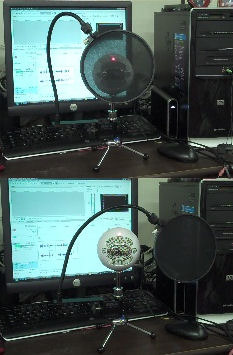 Nady 6-Inch Clamp On Microphone Pop Filter Wind Screen with Flexible Gooseneck and Metal Stabilizing Arm (SPF-1) customer photo 1