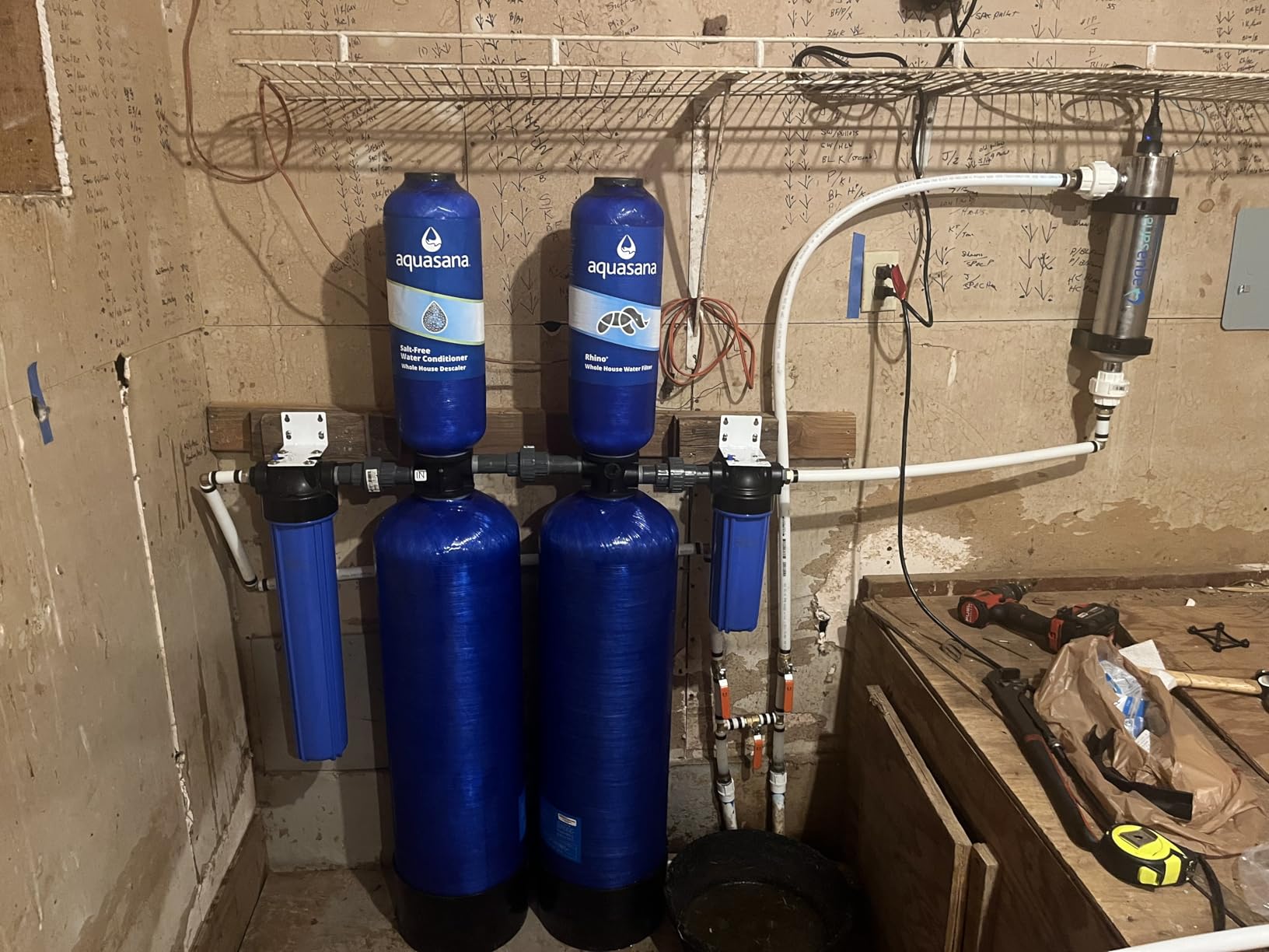 Aquasana Whole House Well Water Filter | 500K Gallons | UV, Carbon & KDF | Salt-Free Softener Alternative | EQ-WELL-UV-PRO-AST customer photo 1