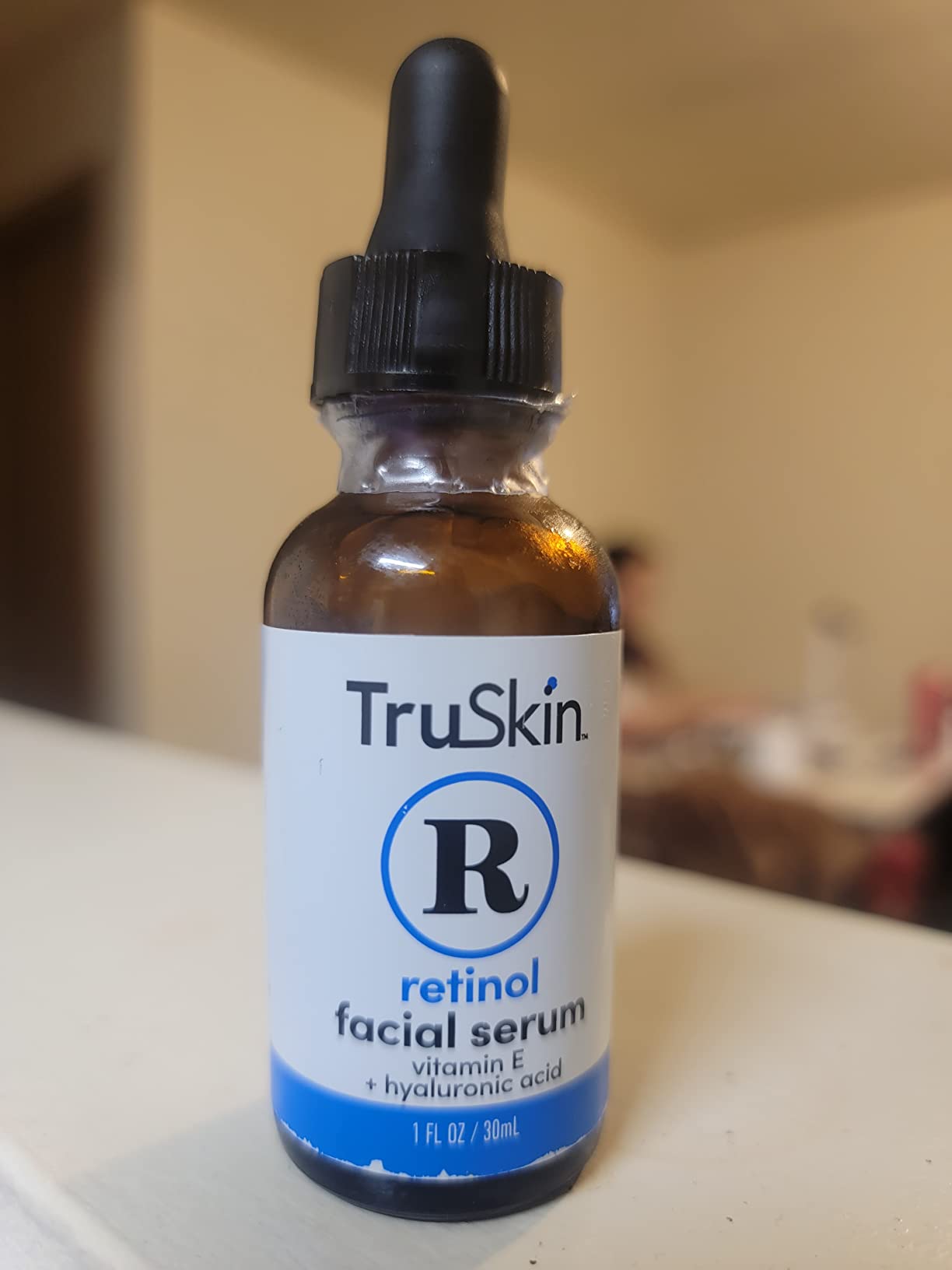 TruSkin Retinol Serum for Face - Gentle, Skin Friendly Anti-Aging Retinoid with Hyaluronic Acid, Cica & Vitamin E - Retinol Facial Serum for Smoother-Looking Skin & Improved Texture, 1 Fl Oz customer photo 1
