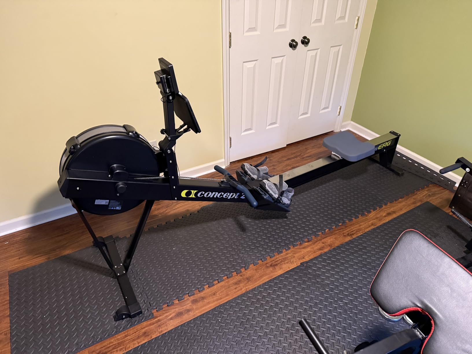 Concept2 RowErg Indoor Rowing Machine with PM5 Monitor, Device Holder, Adjustable Air Resistance, Easy Storage customer photo 1