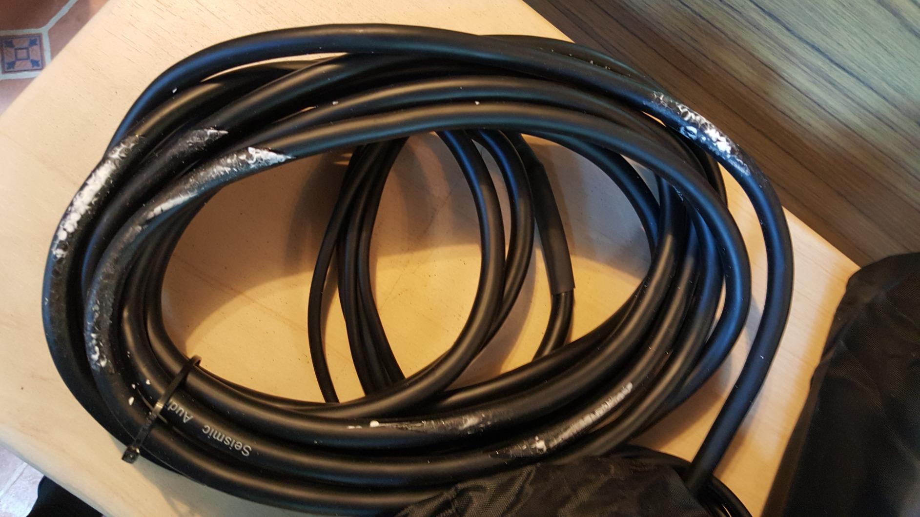 Seismic Audio Speakers 8 Channel Low Profile XLR Send Sub Snake Cable, XLR Splitter Cable, 25 Feet customer photo 1