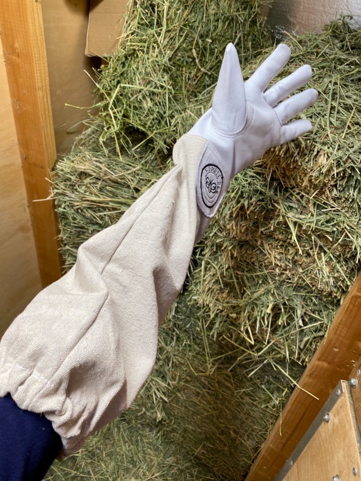 Humble Bee 110 Goatskin Beekeeping Gloves with Extended Sleeves customer photo 2