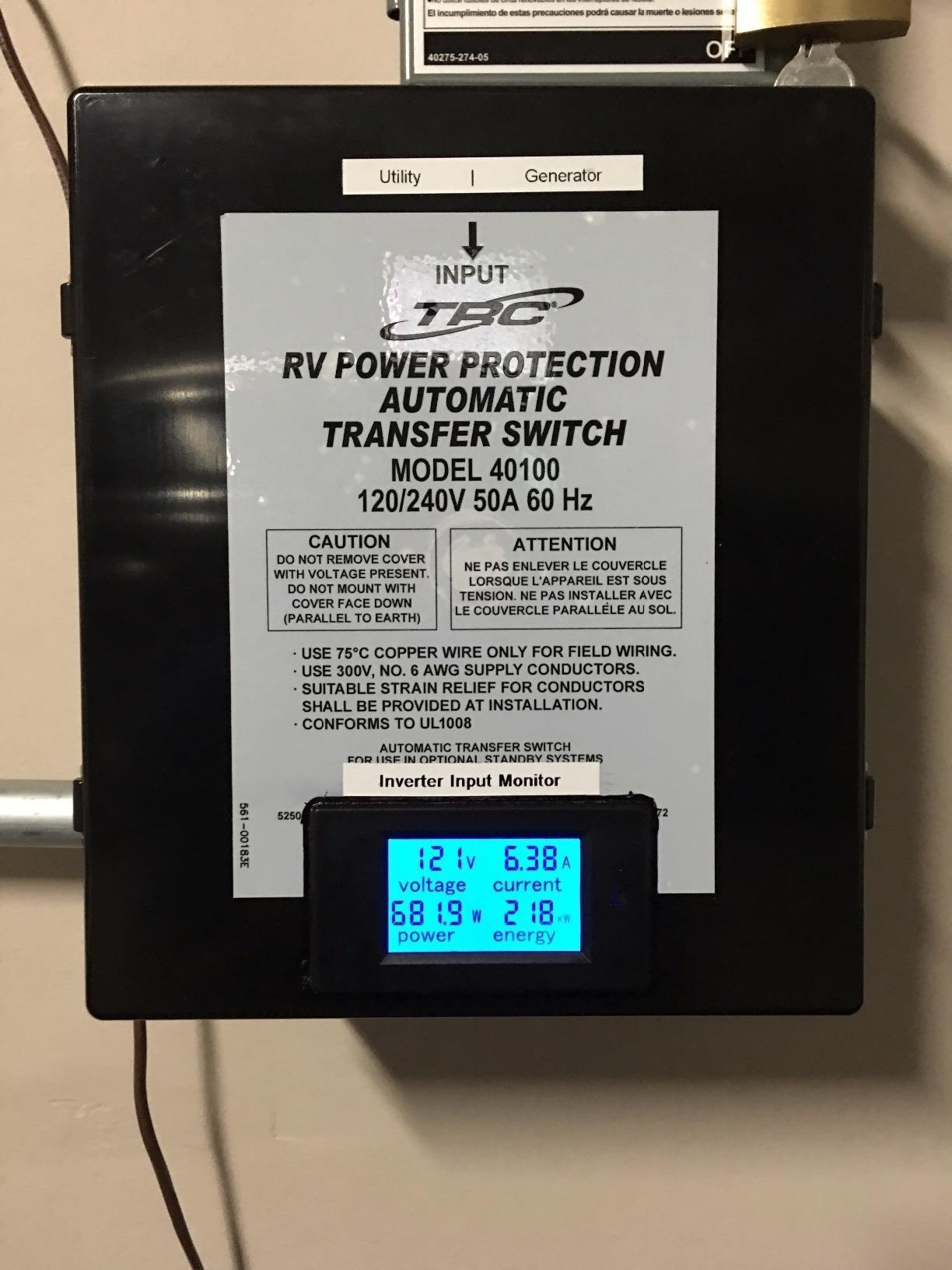 Technology Research (40100) 50 Amp Surge Guard Automatic Transfer Switch customer photo 2