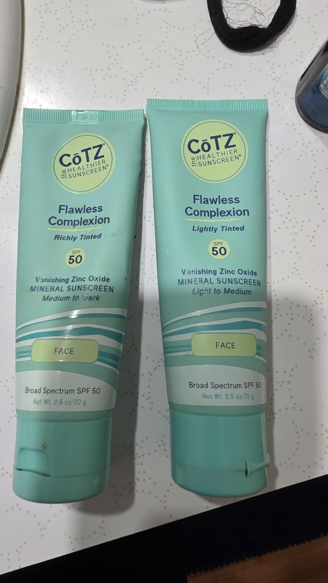 CoTZ Skincare | Flawless Complexion | Lightly Tinted | Facial Mineral Sunscreen Broad Spectrum SPF 50; 2.5 oz / 70 g customer photo 1