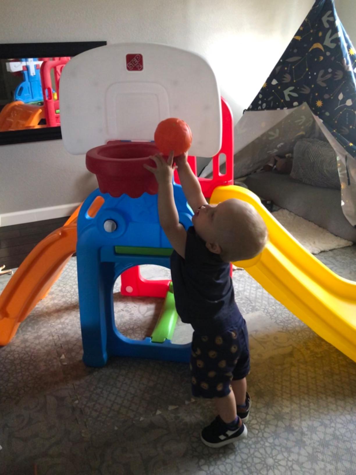 Step2 Game Time Sports Climber, Kids Indoor/Outdoor Playset, Backyard Playground Set customer photo 2