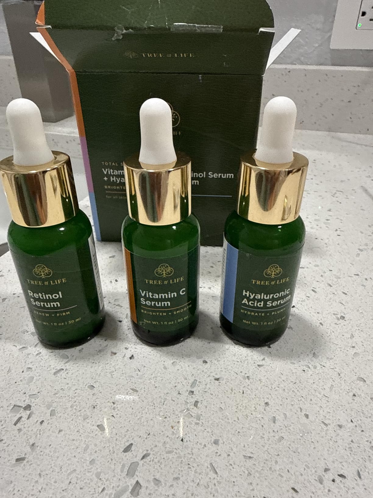 Tree of Life Beauty Vitamin C Skin Care Set, Skin Brightening Face Oil for Dark and Age Spots, Facial Serums for Dry and Sensitive Skin with Hyaluronic Acid & Vitamin E for Soft Smooth Skin, 1 Fl Oz customer photo 2