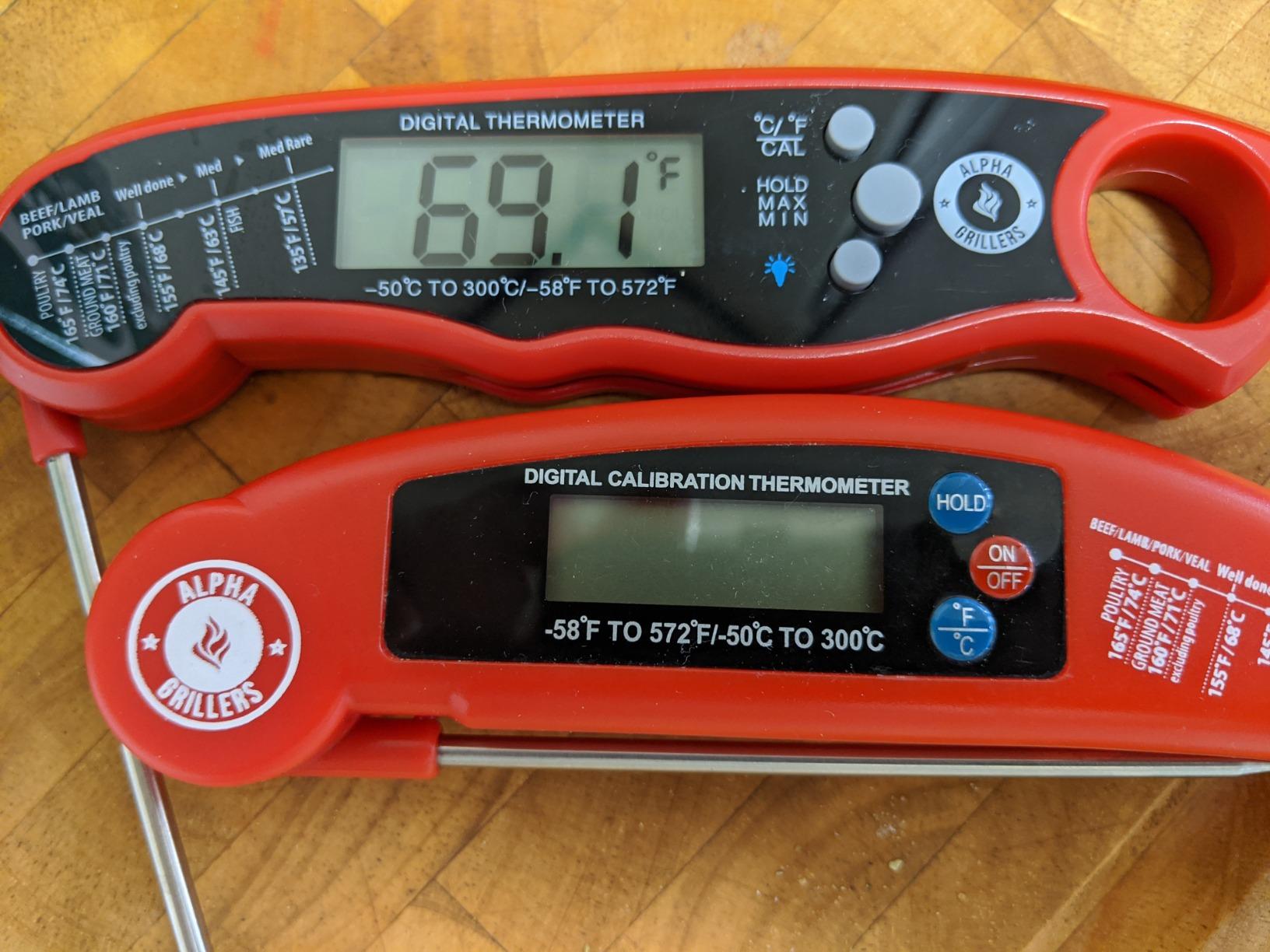 Alpha Grillers Meat Thermometer Digital - Instant Read Food Thermometer for Cooking & Grilling customer photo 2