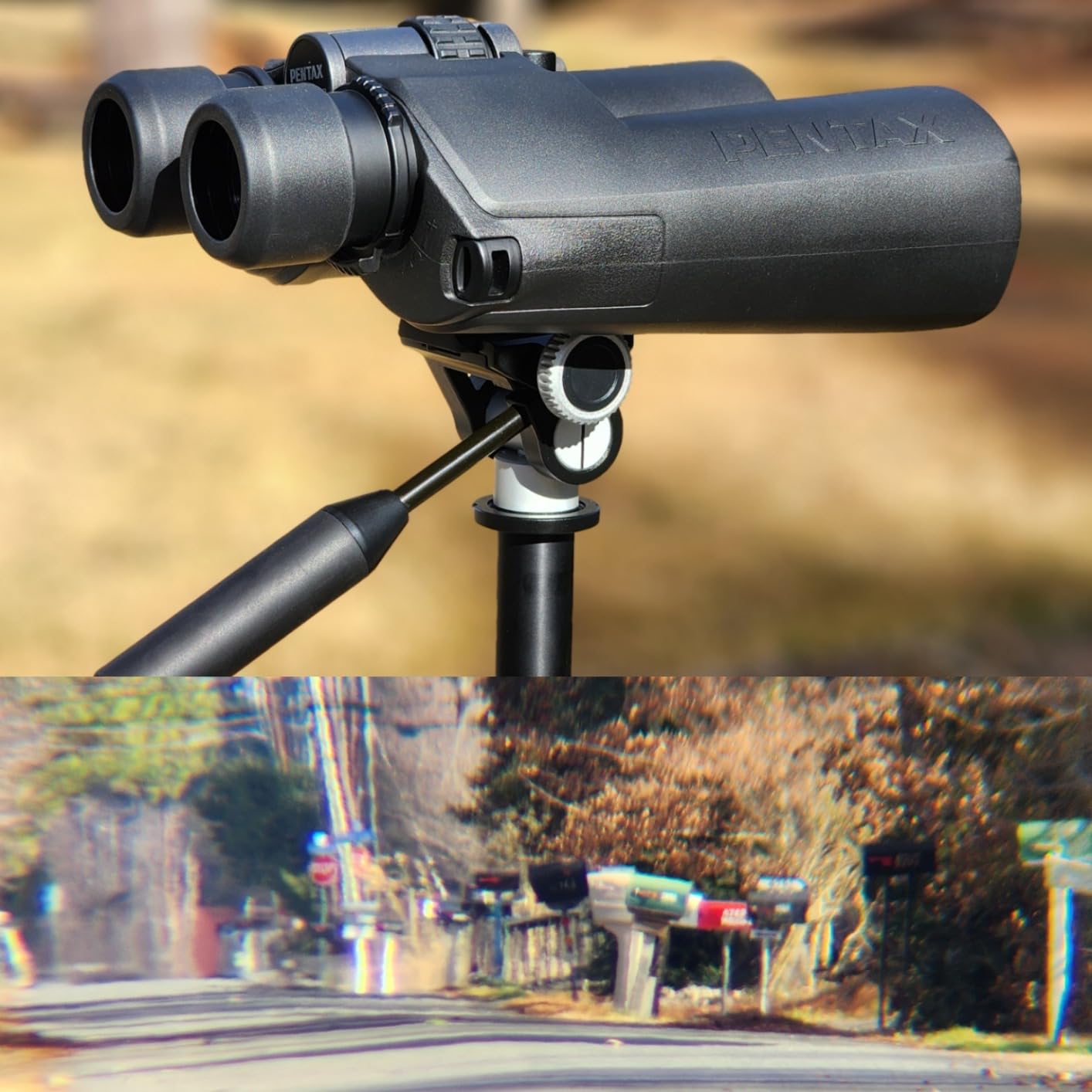 Pentax SP 10x50 WP Binoculars (Black) for Star Watching Bird Watching Outdoor customer photo 1