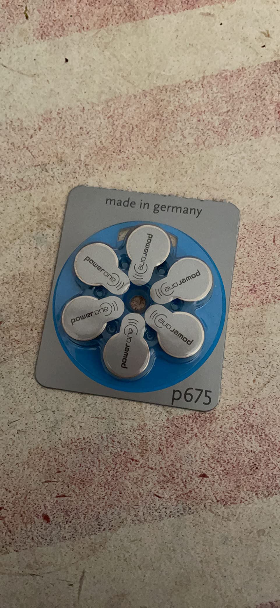 60 Mercury Free Hearing Aid Batteries Size: 675P Cochlear Implant by Power One customer photo 2
