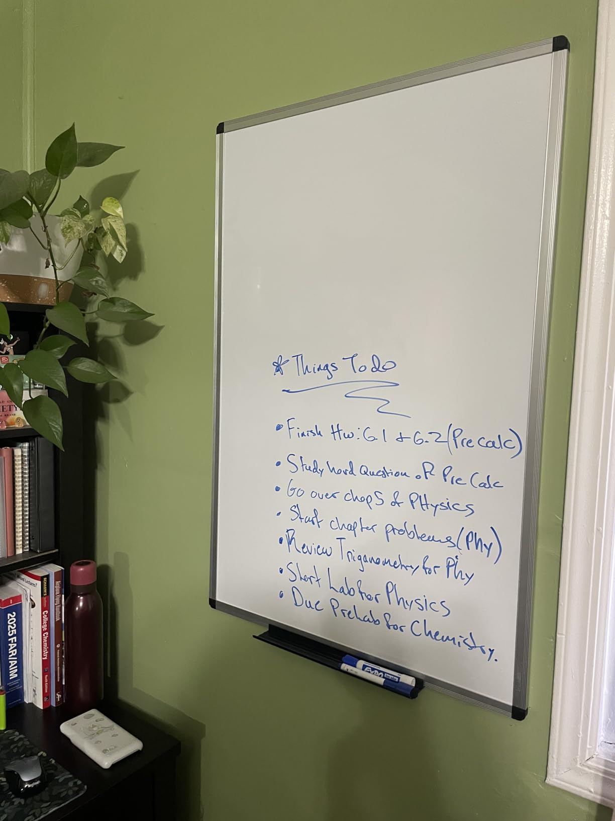 VIZ-PRO Magnetic Dry Erase Board, 36 X 24 Inches, Silver Aluminium Frame customer photo 2