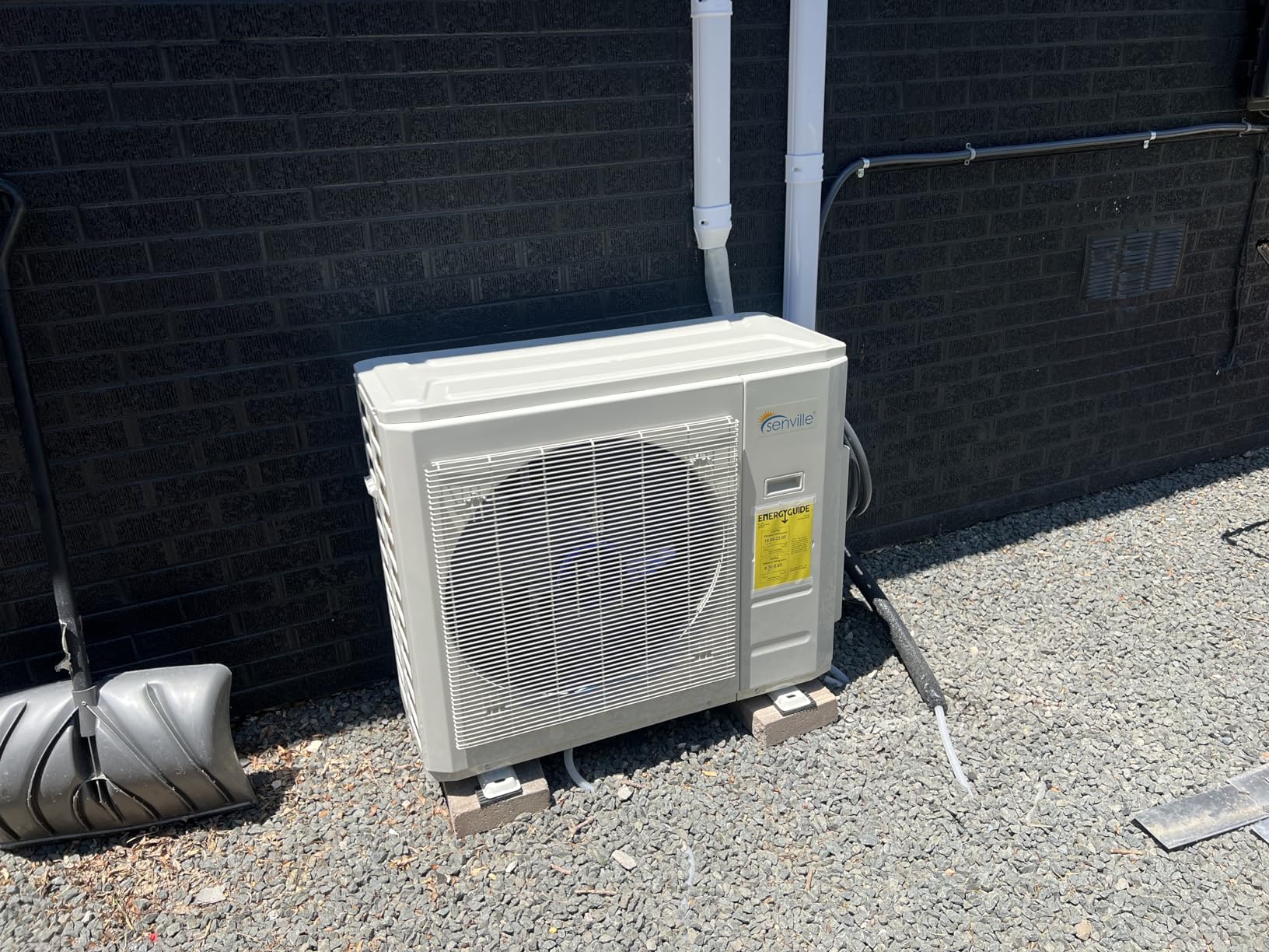 Senville 18000 BTU Dual Zone Mini Split Air Conditioner Heat Pump, 1.5 Ton, 2 Zone, Works with Alexa, White customer photo 2