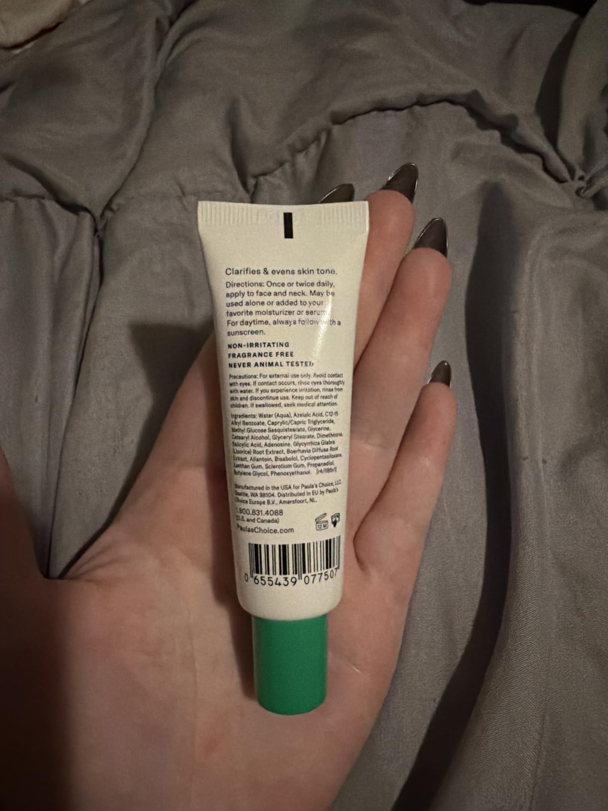 Paula's Choice BOOST 10% Azelaic Acid Booster Cream Gel Face Serum with Salicylic Acid, Oil-Free Skin Brightening Serum for Face, Fragrance-Free customer photo 1