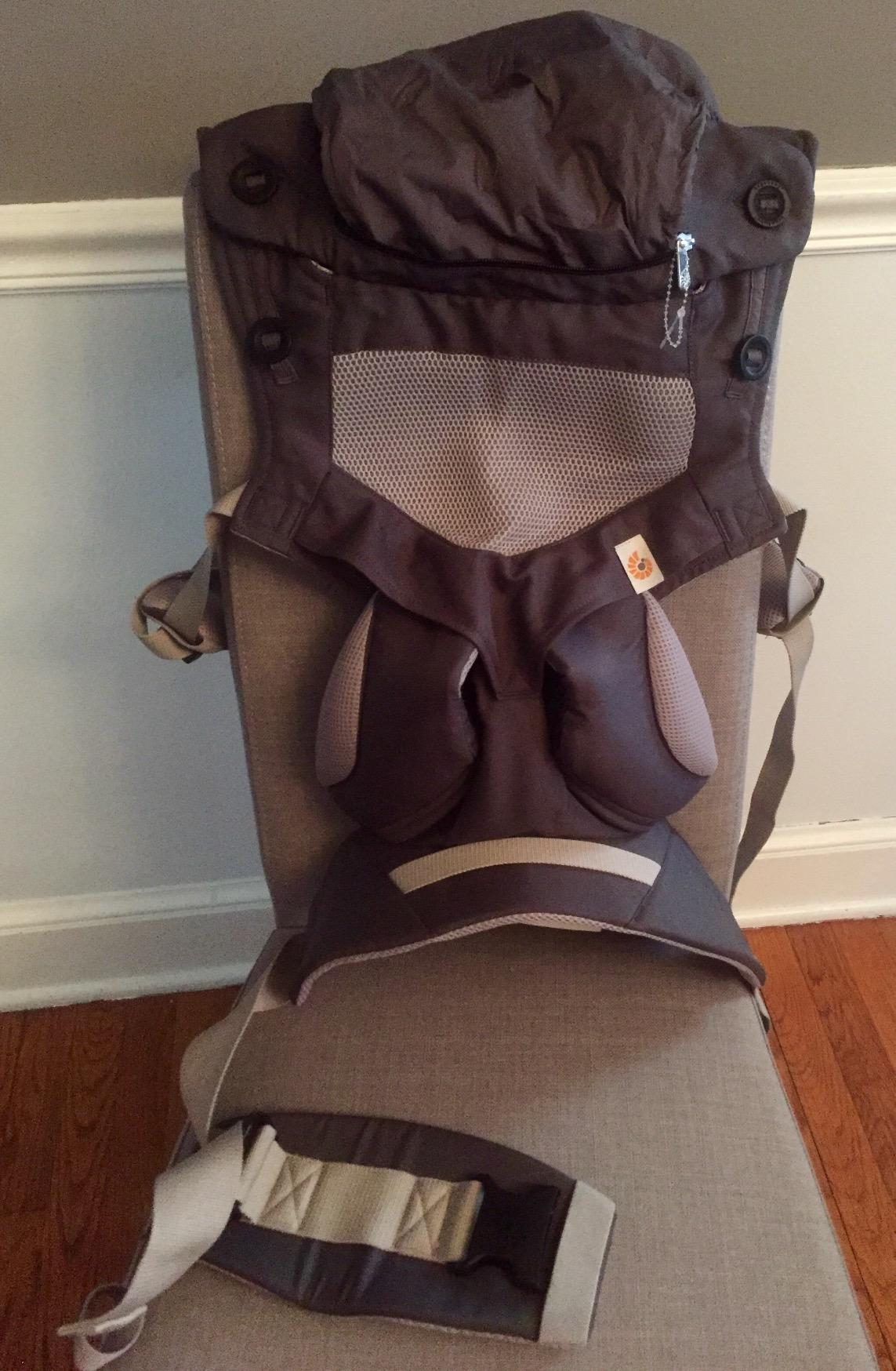 Ergobaby 360 All-Position Baby Carrier with Lumbar Support - Carbon Grey customer photo 2