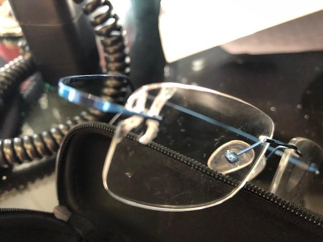 Eyekepper Titanium Rimless Reading Glasses Readers Men Women Gunmetal customer photo 3