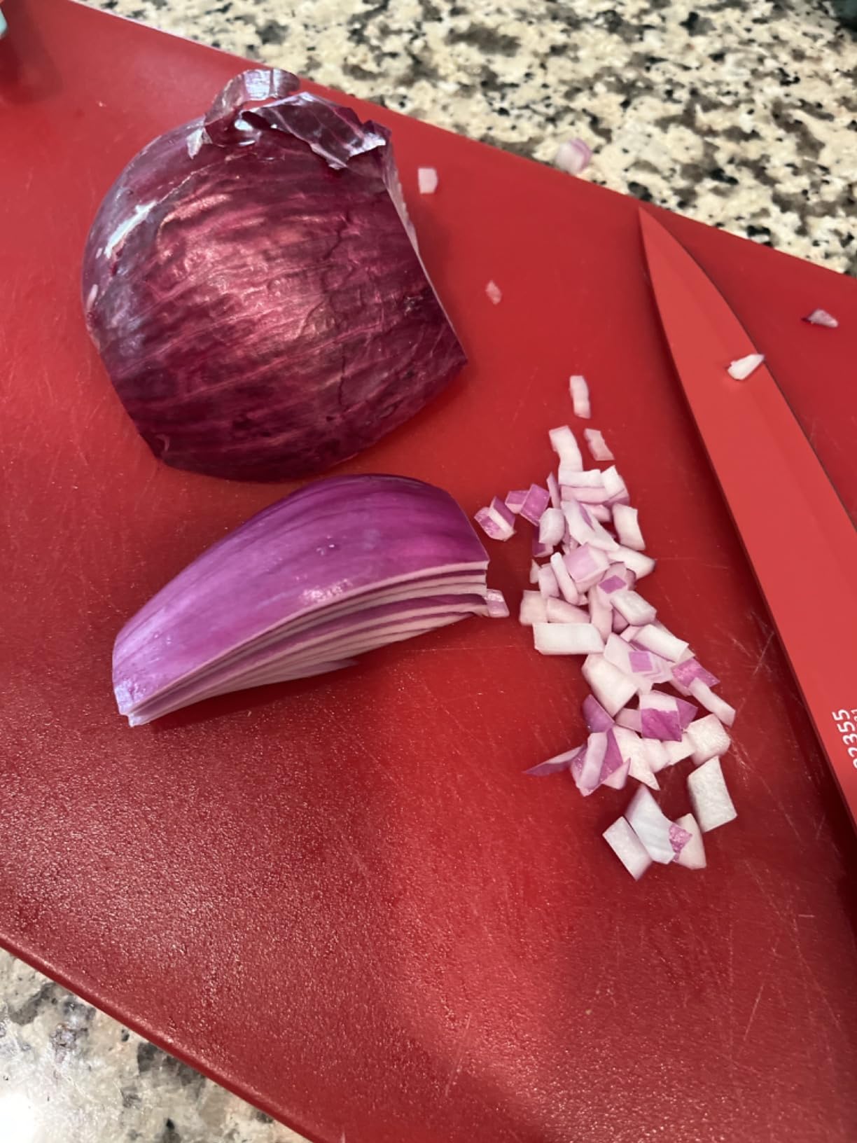 Cuisinart C55-12PCKSAM 12-Piece Ceramic Coated Stainless Steel Knives, Comes with 6-Blades and 6-Blade Guards, Color Coded to Reduce Risk of Cross Contamination, Jewel customer photo 1
