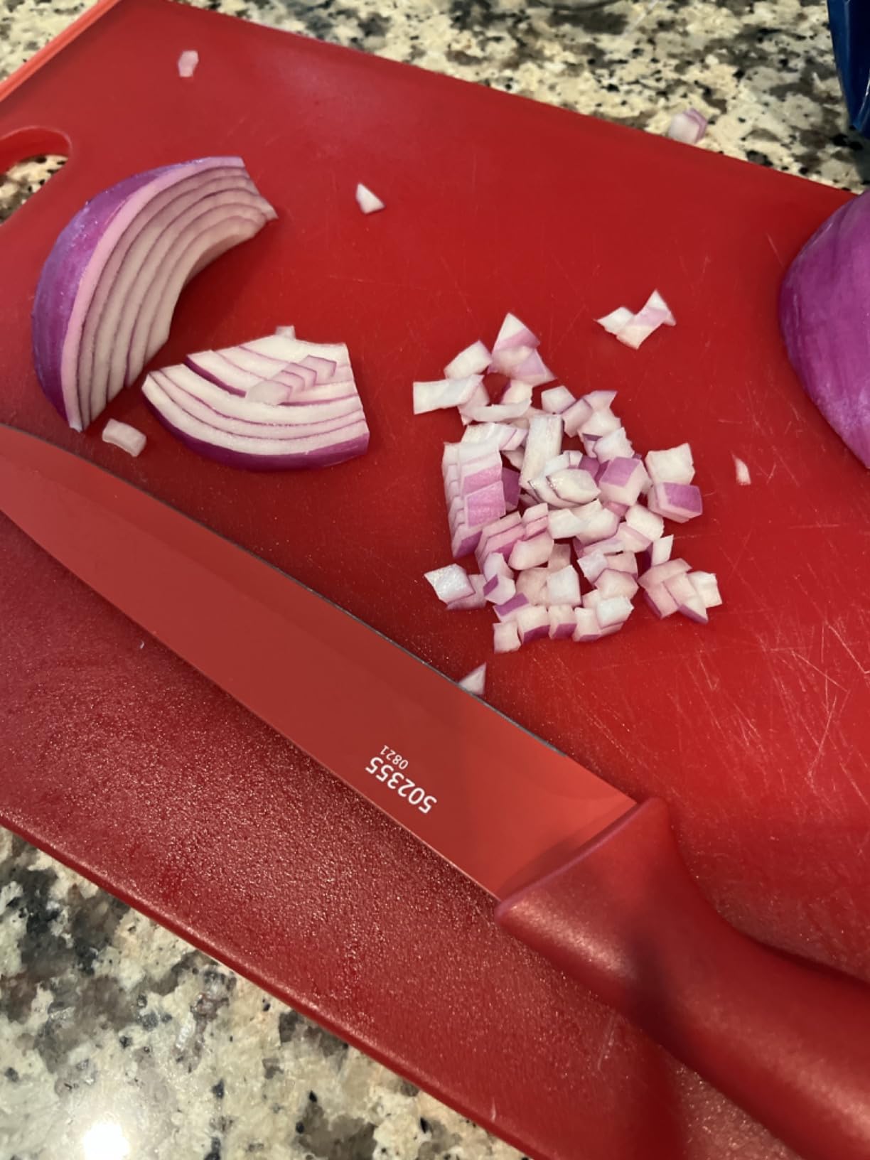 Cuisinart C55-12PCKSAM 12-Piece Ceramic Coated Stainless Steel Knives, Comes with 6-Blades and 6-Blade Guards, Color Coded to Reduce Risk of Cross Contamination, Jewel customer photo 2