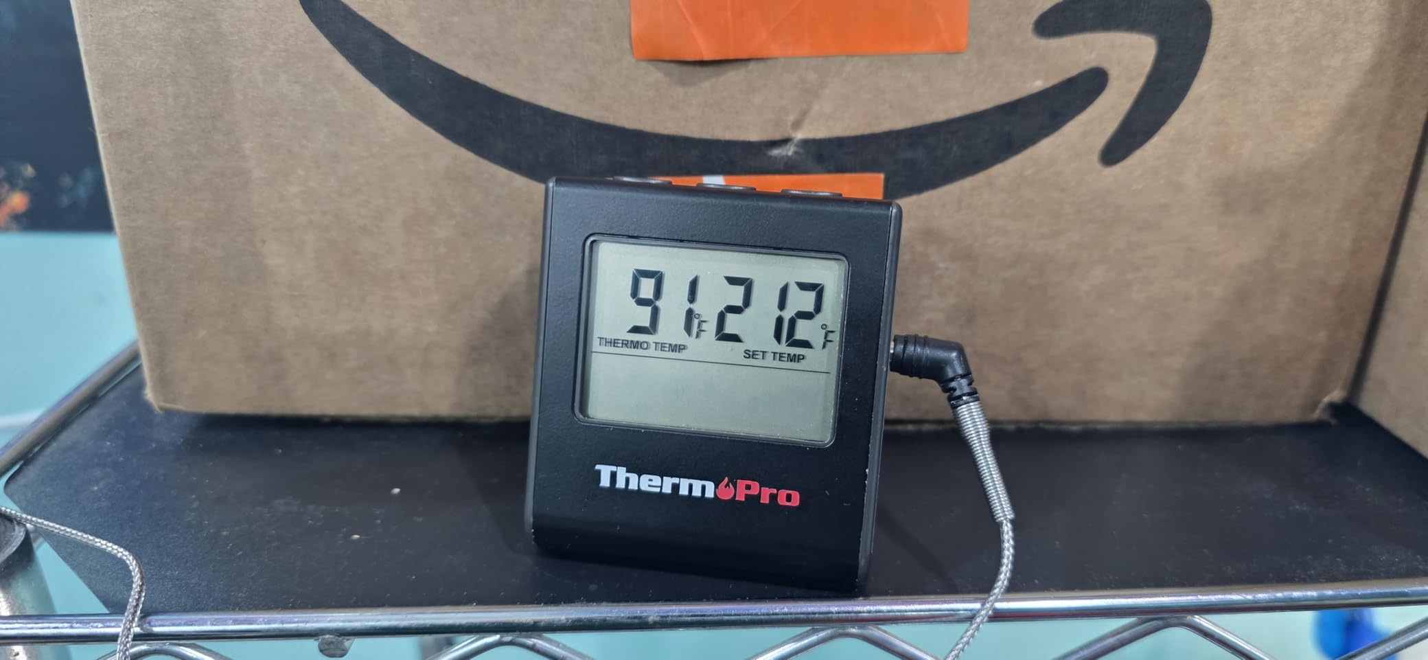 TempPro TP16 Large LCD Digital Cooking Food Meat Thermometer for Smoker Oven Kitchen BBQ Grill Thermometer Clock Timer customer photo 1