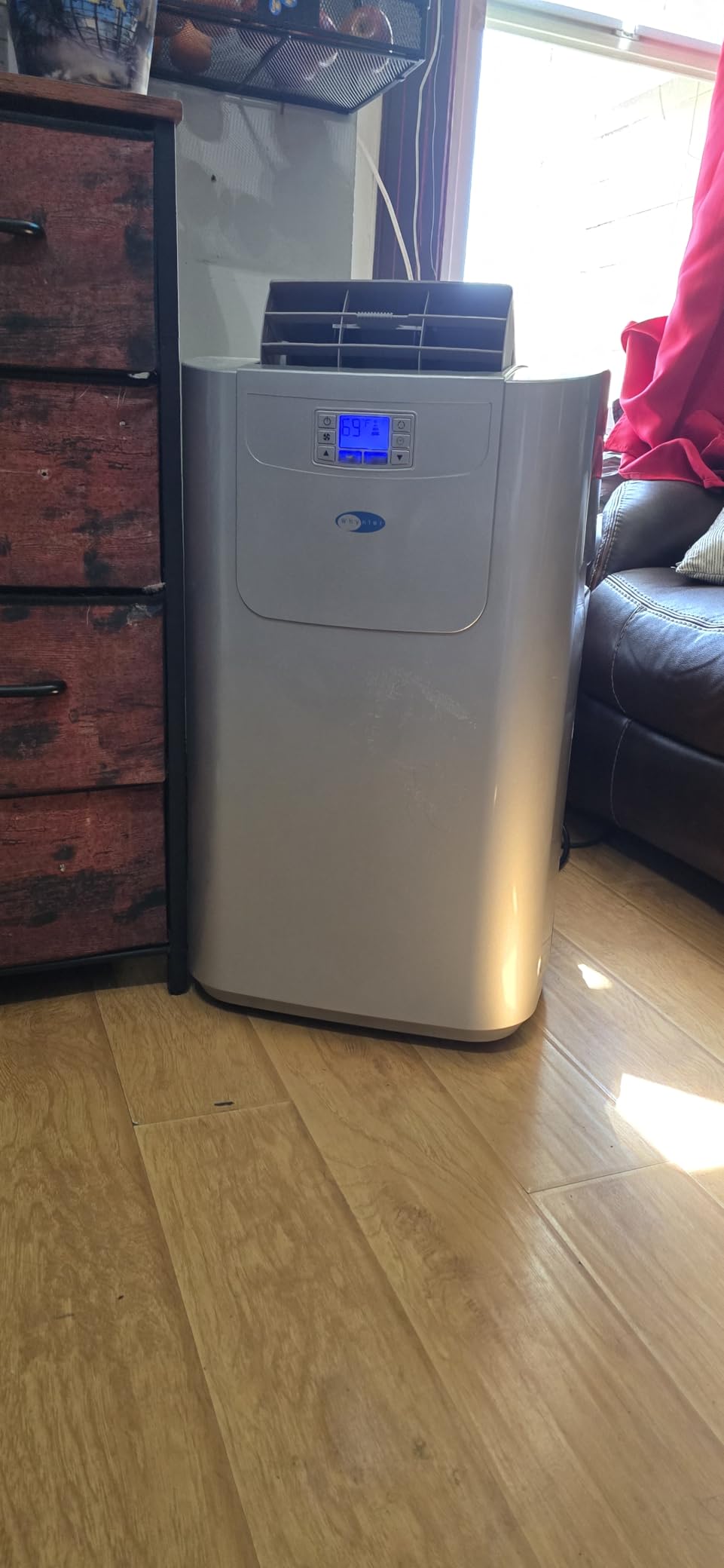 Whynter Portable Air Conditioner 12,000 BTU with Dual Hose Dehumidifier & Cooling Fan for 400 Sq Ft Rooms, Includes AC Unit Window Kit Elite ARC-122DS (7,000 SACC), Silver customer photo 2
