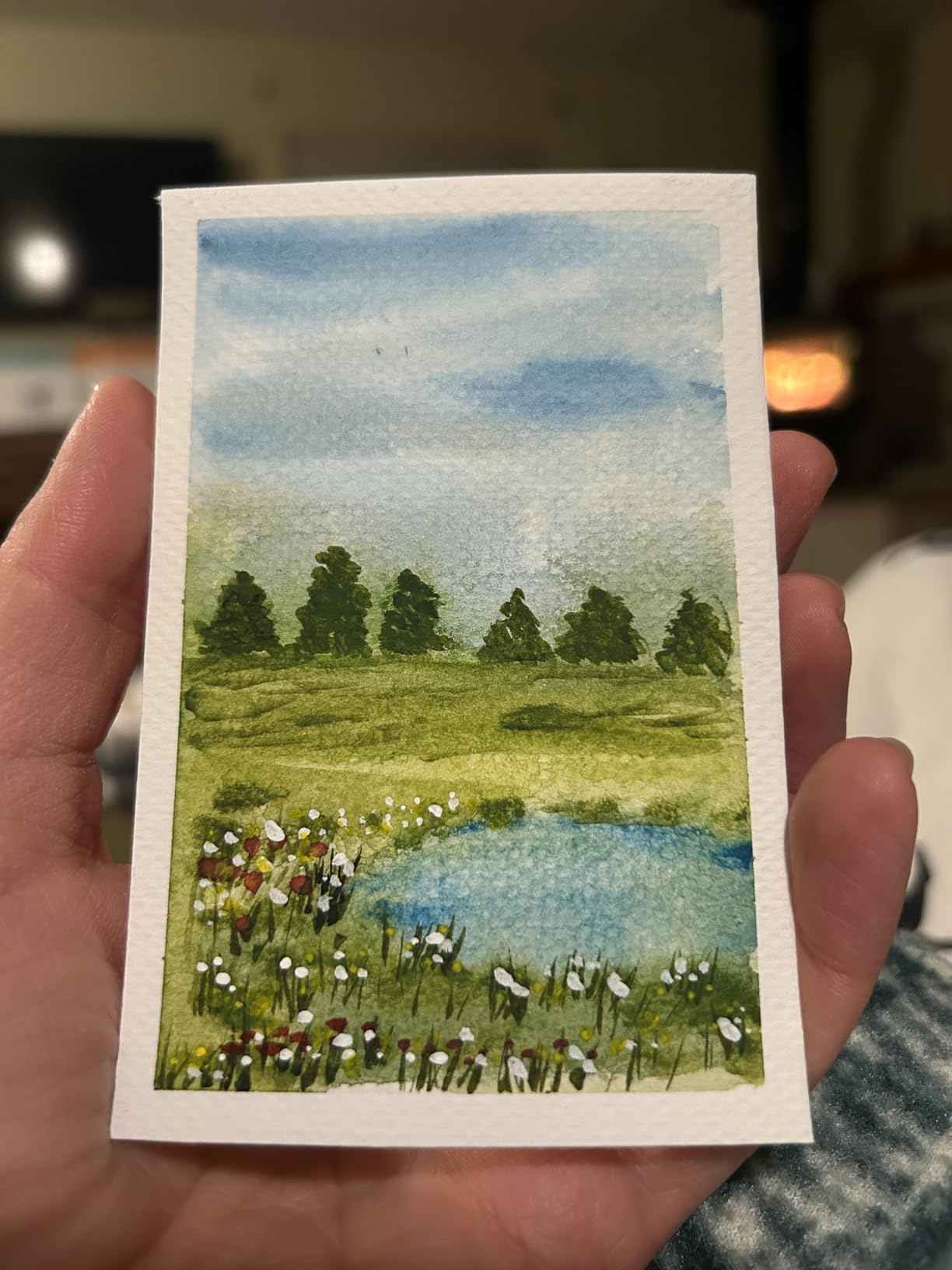 Arches Watercolor Pad 9x12 Inches 140lb/300gsm Hot Press, White customer photo 1