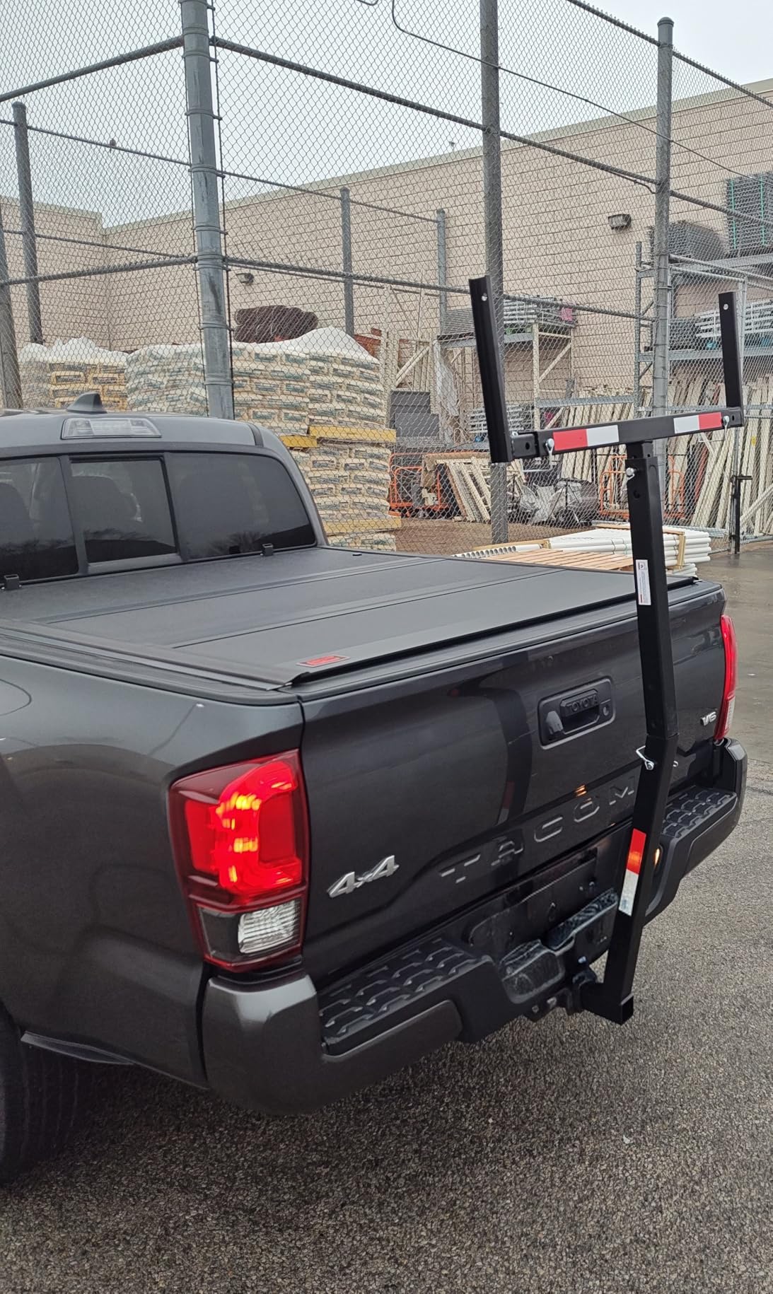 MaxxHaul 70231 Hitch Mount Pick Up Truck Bed Extender For Ladder, Rack, Canoe, Kayak, Long Pipes and Lumber) , Black , 37 x 19 x 3 inches customer photo 2