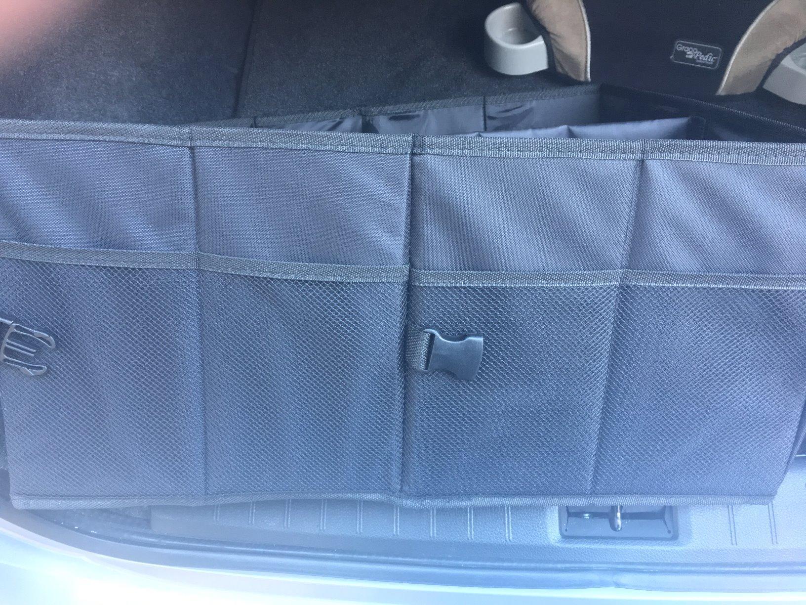 Fortem Trunk Organizer For SUV Car Trunk Organizer, Foldable Storage, Car Accessories for Women Men, Collapsible Bag, Perfect Christmas Gifts, 600D Oxford, Non Slip Bottom, Straps, Soft Cover (50L) customer photo 2