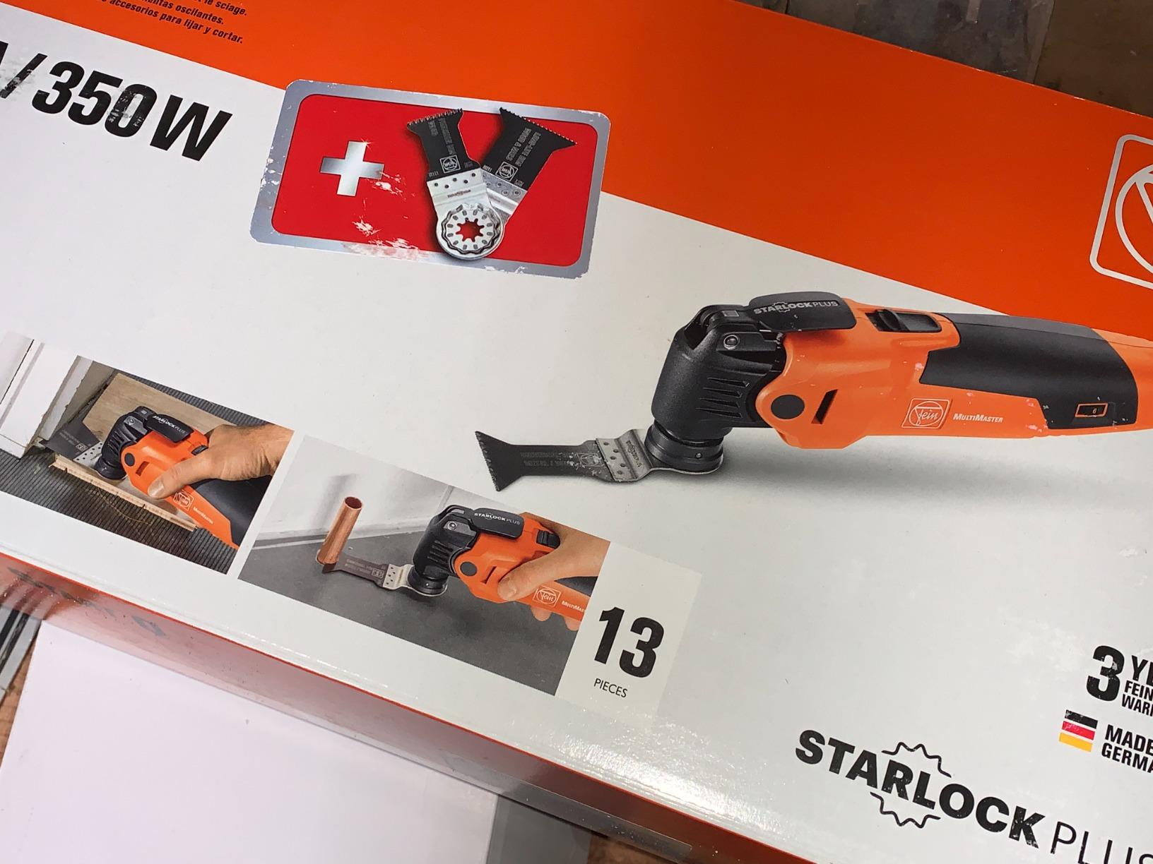 Fein MultiMaster MM 500 Start Oscillating Kit for Interior Construction and Renovation - 350W, Starlock Max Mount, QuickIn System, Lower Vibration, Constant Speed - 72295264090 customer photo 1