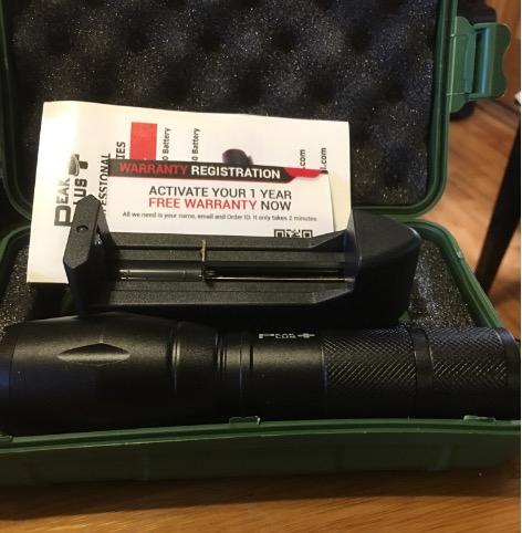 PeakPlus Rechargeable Tactical Flashlight LFX1000 (Rechargeable Battery and Charger Included) - High Lumens LED, Super Bright, Zoomable, 5 Modes, Water Resistant - Best Camping, Emergency Flashlights customer photo 1