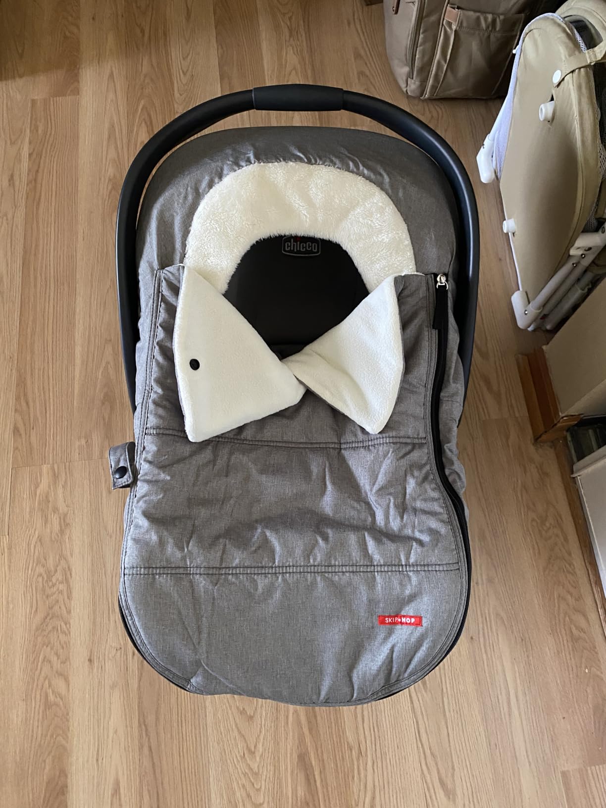Skip Hop Winter Car Seat Cover, Stroll & Go, Heather Grey customer photo 1