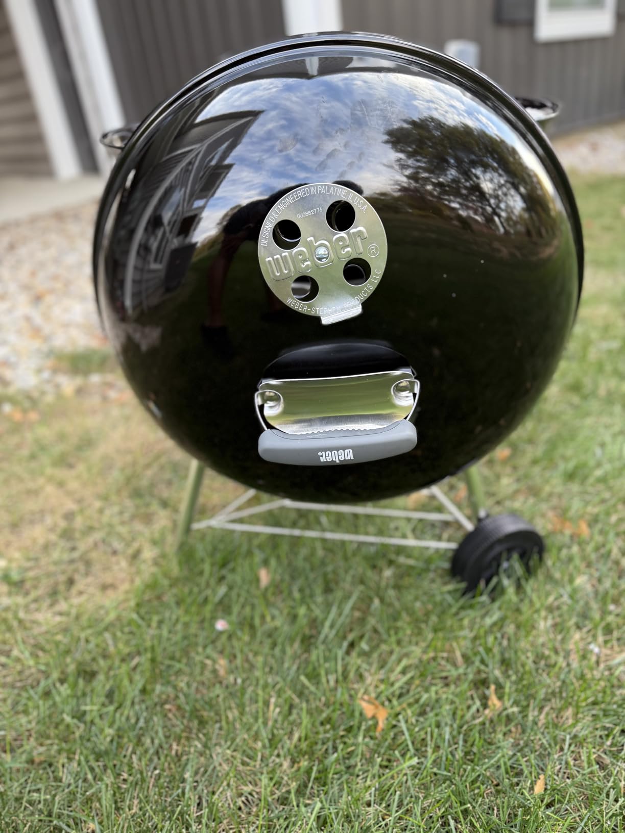 Weber Jumbo Joe Premium Charcoal Grill, 22-Inch, Black - Portable Outdoor BBQ Grill with Durable Plated Steel Grates, Porcelain-Enameled Bowl & Precision Airflow Control customer photo 1
