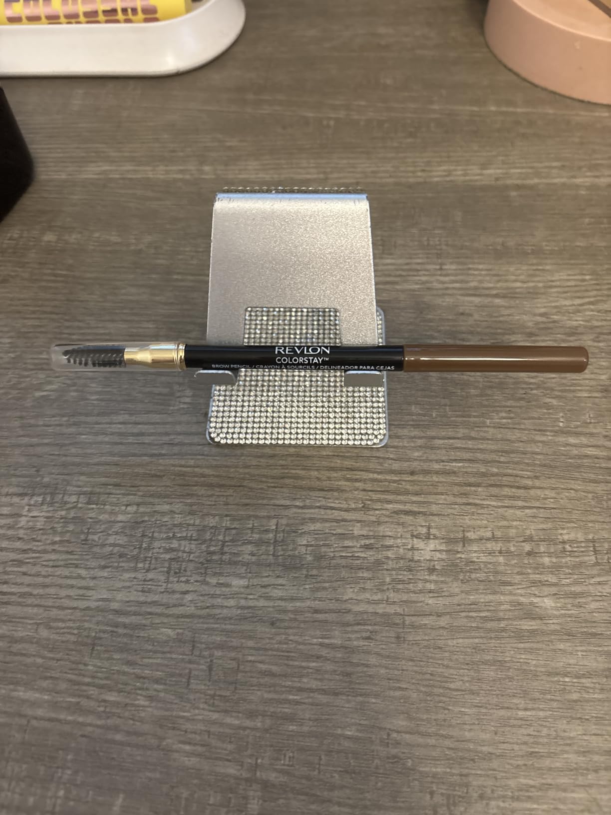 Revlon ColorStay Eyebrow Pencil with Spoolie Brush, Waterproof, Hair-Like Strokes for Natural Looking Brows, 205 Blonde customer photo 1
