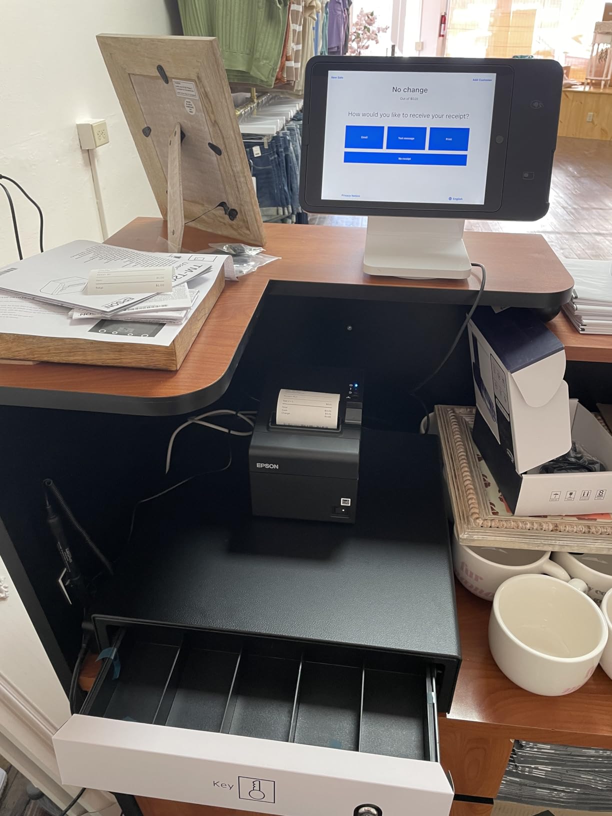 Hardware Bundle for Square - Cash Drawer and Thermal Receipt Printer, Compatible with Square Stand and Square Register customer photo 1