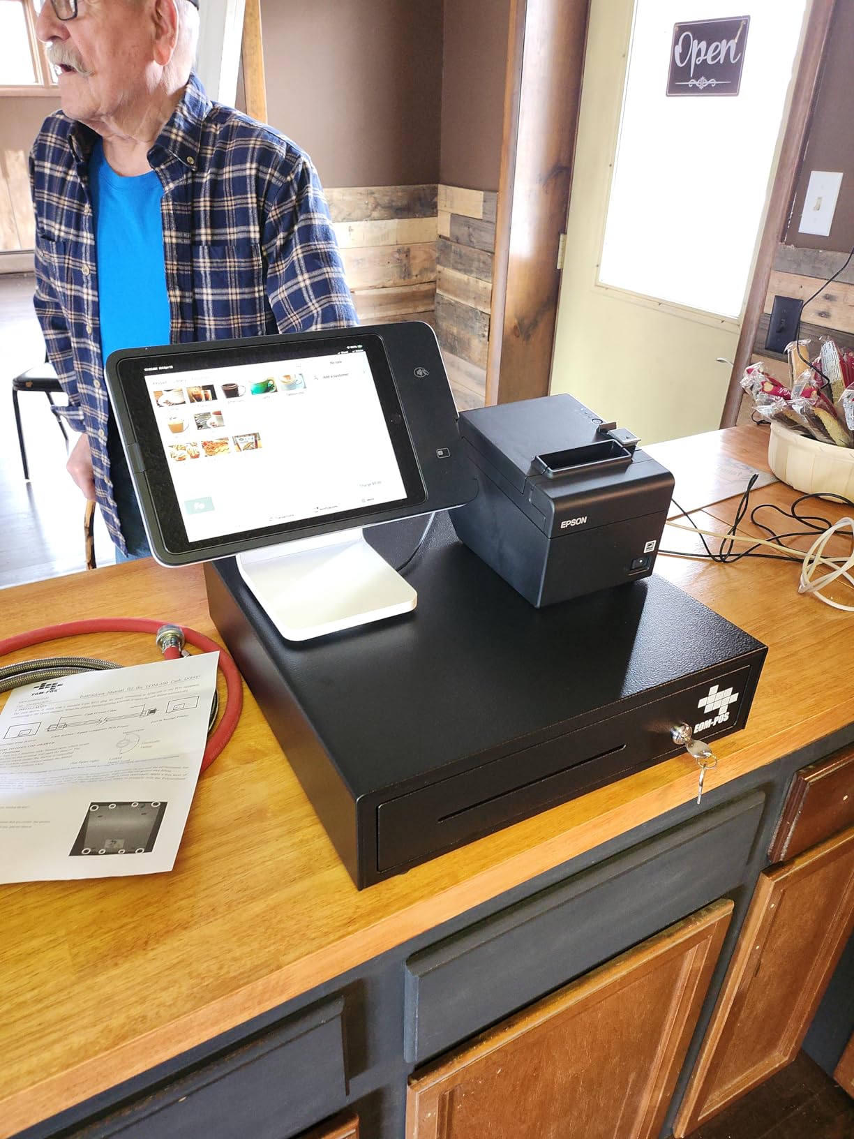 Hardware Bundle for Square - Cash Drawer and Thermal Receipt Printer, Compatible with Square Stand and Square Register customer photo 2