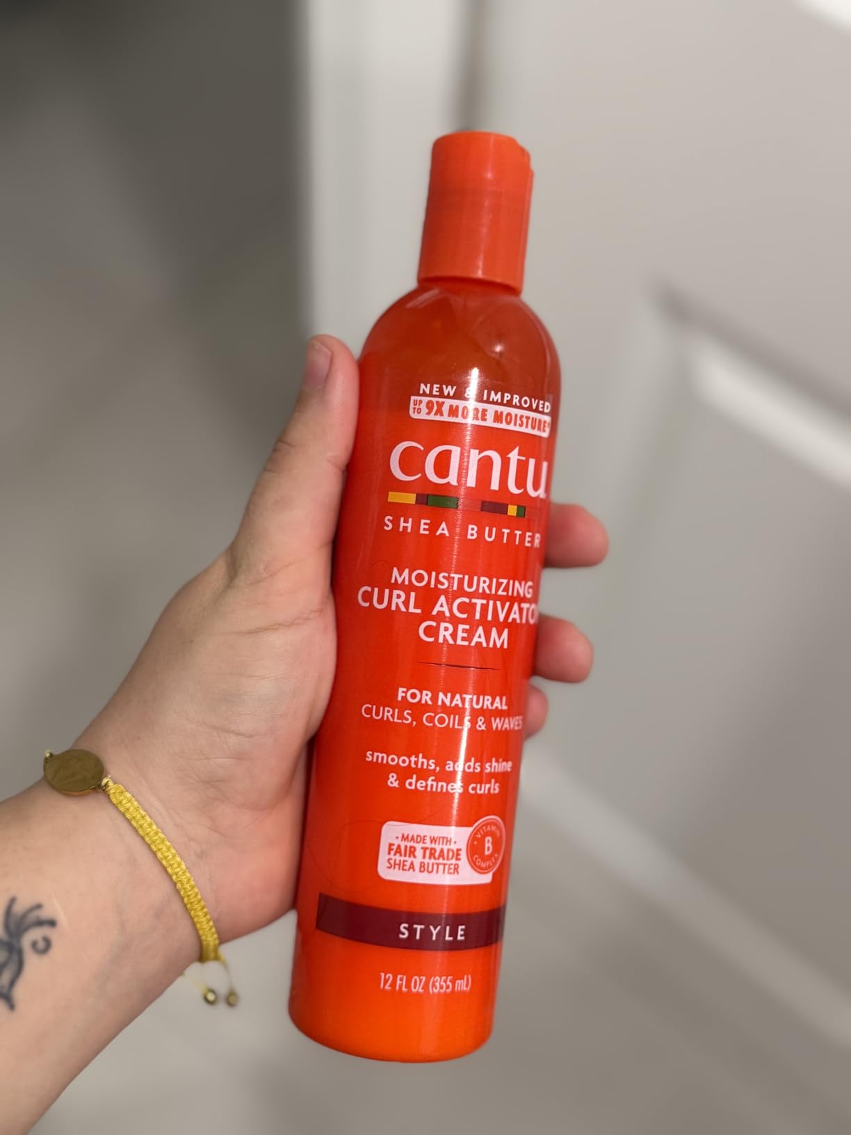 Cantu Shea Butter for Natural Hair Moisturizing Curl Activator Cream, 12 Fl Oz customer photo 1
