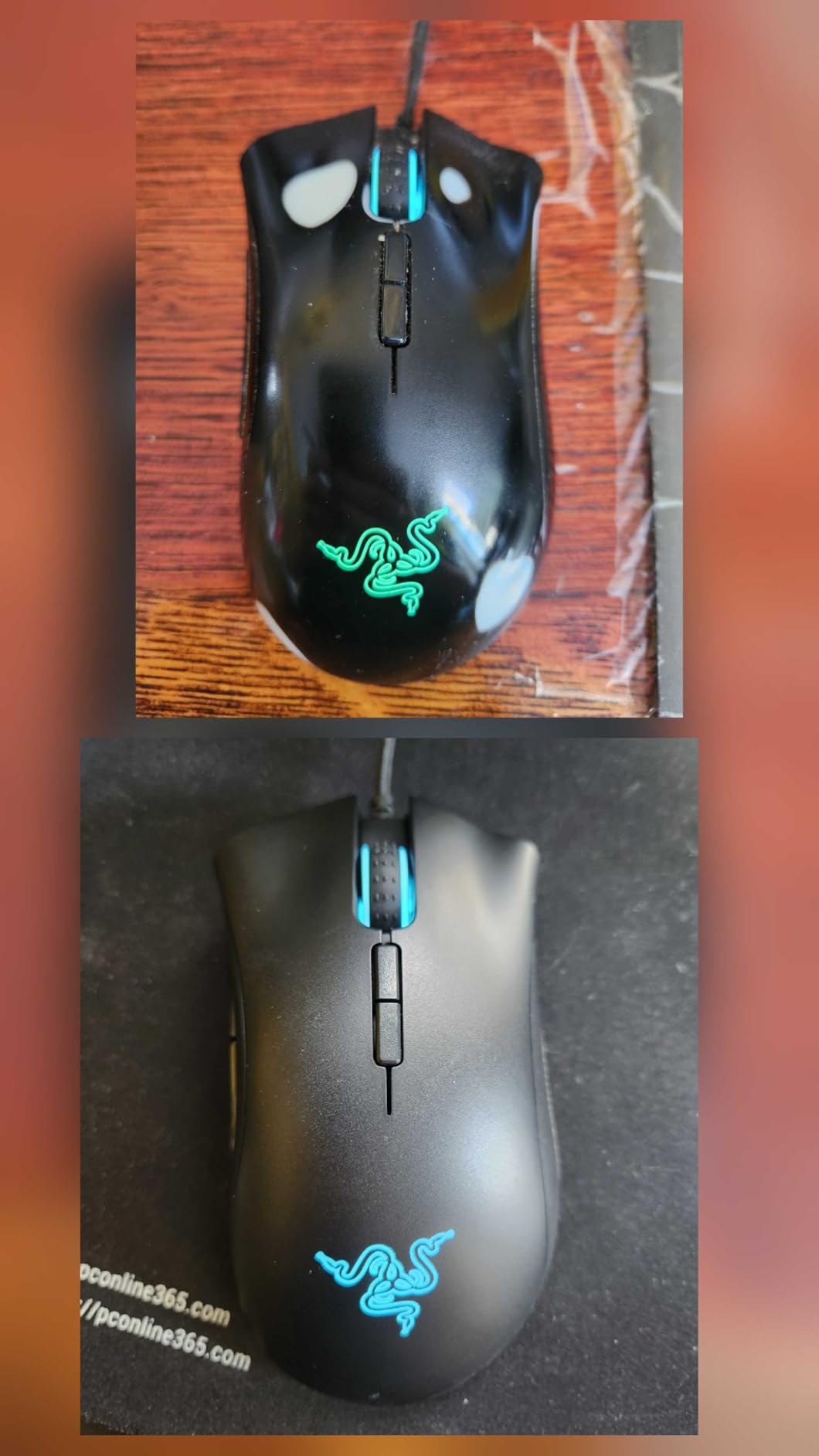 DeathAdder Elite Gaming Mouse: 16,000 DPI Optical Sensor - Chroma RGB Lighting - 7 Programmable Buttons - Mechanical Switches - Rubber Side Grips - Matte Black customer photo 2
