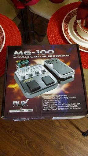 MG-100 Professional Multi Effects Guitar Pedal, Electric Guitar Effects Pedal with 58 Effects, Guitar Effects Processor with Wah Pedal for Sound Di Box Electric Guitar Bass Loop Amplifier Tube Pedal customer photo 2