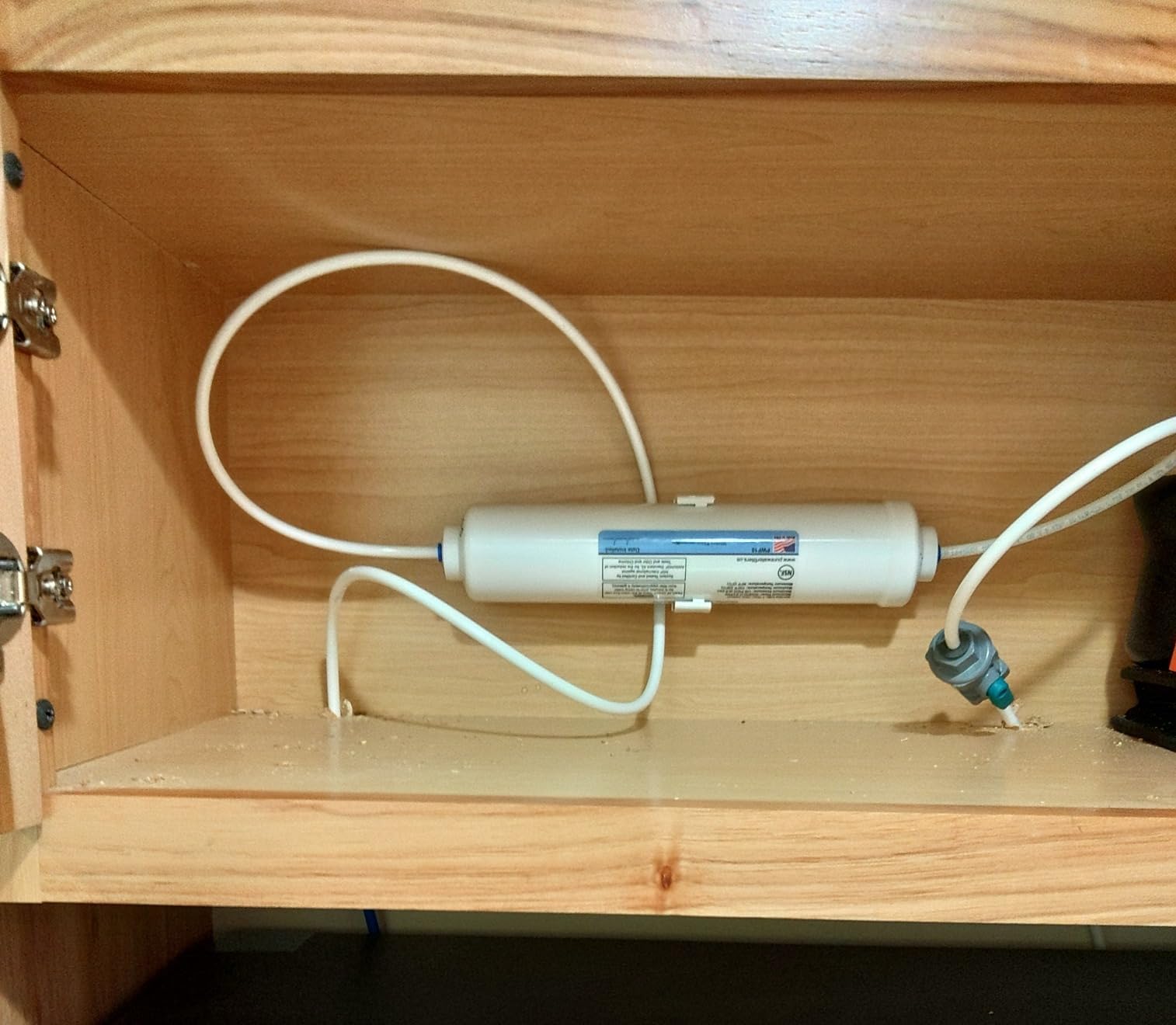 PureWater Filters Inline Water Filter Kit for Ice Maker with 1/4-Inch Direct Quick-Connect Fittings, Tubing and a T-Connector customer photo 2