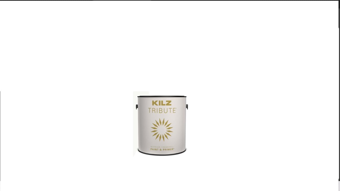 KILZ TRIBUTE Paint & Primer, Interior, Eggshell, White Modern, 1 Gallon customer photo 1