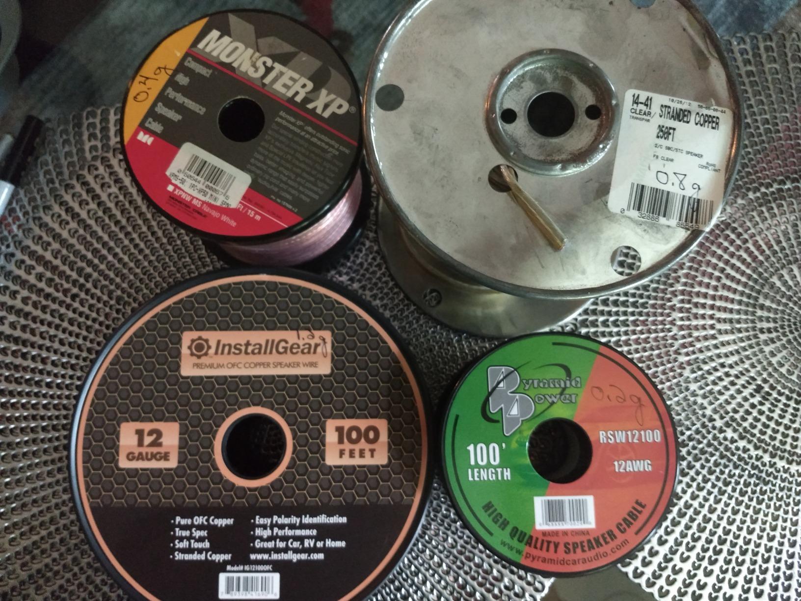 InstallGear 12 Gauge Speaker Wire 100ft - Deoxidized Copper OFC Speaker Wires 12 Gauge - Flexible Wire Cable with Polarity Marking customer photo 1