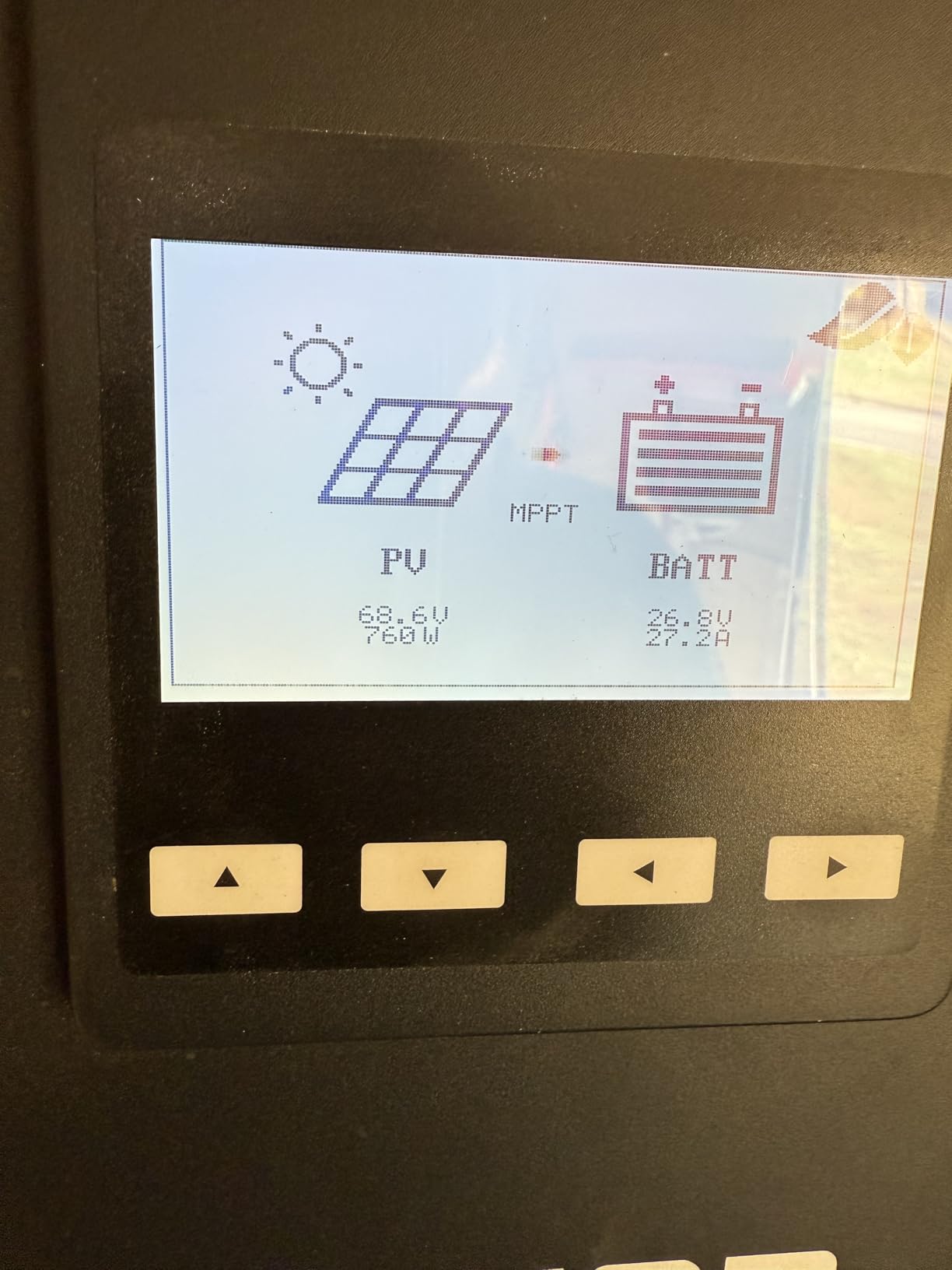 Renogy Solar Charge Controller Rover 40A 12V24V Auto Parameter DC Input MPPT Charge Controllers Adjustable LCD for Gel Sealed Flooded Lithium Battery customer photo 1