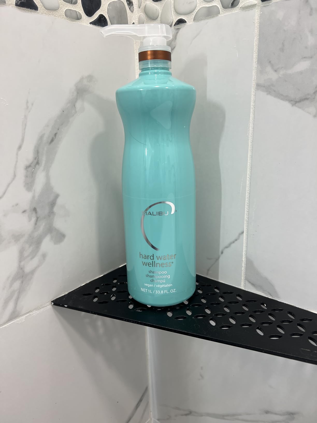 Malibu C Hard Water Wellness Shampoo - Hydrating, Sulfate-Free Hair Care for Hard Water - Removes Minerals and Buildup customer photo 2