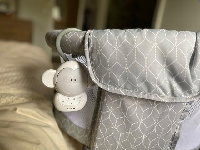 VTech Communications BC8211 Myla The Monkey Baby Sleep Soother with a White Noise Sound Machine Featuring 5 Soft Ambient Sounds, 5 Calming Melodies & Soft-Glow Night Light customer photo 1