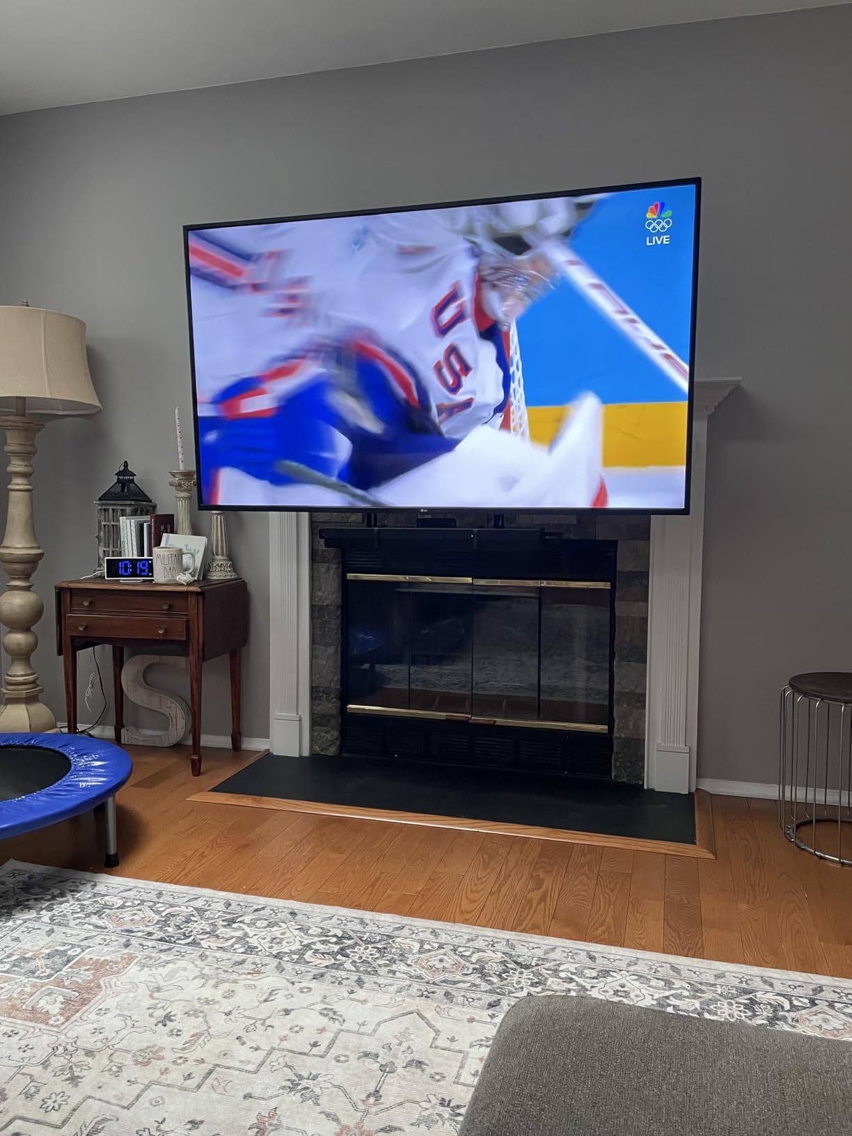 MantelMount MM540 Above Fireplace Pull Down TV Mount for 44