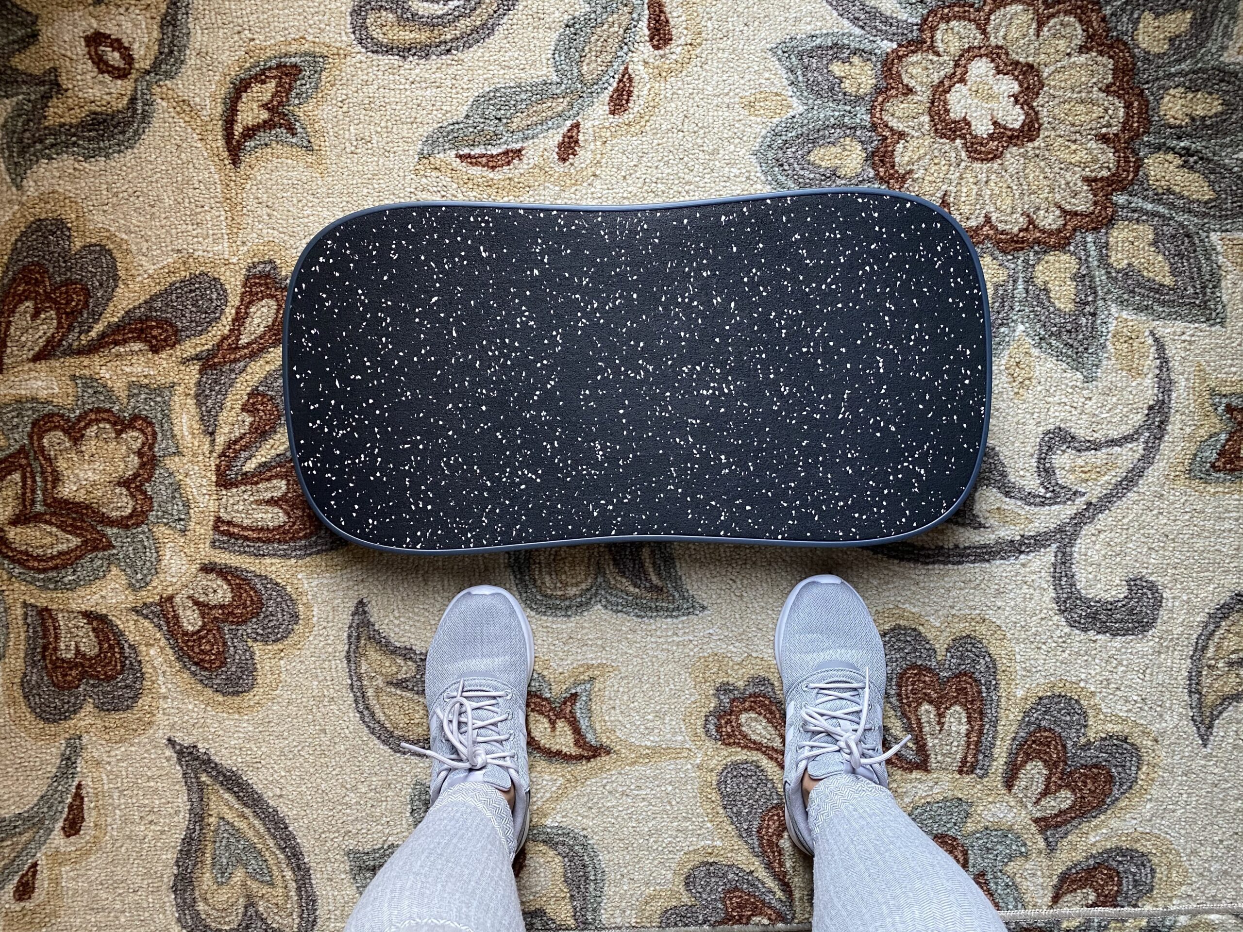 FluidStance Adult Balance Board for Standing Desk - Anti Fatigue USA Made 360 Degree Rocker Wobble Board as Exercise Equipment to Increase Focus & Movement customer photo 1